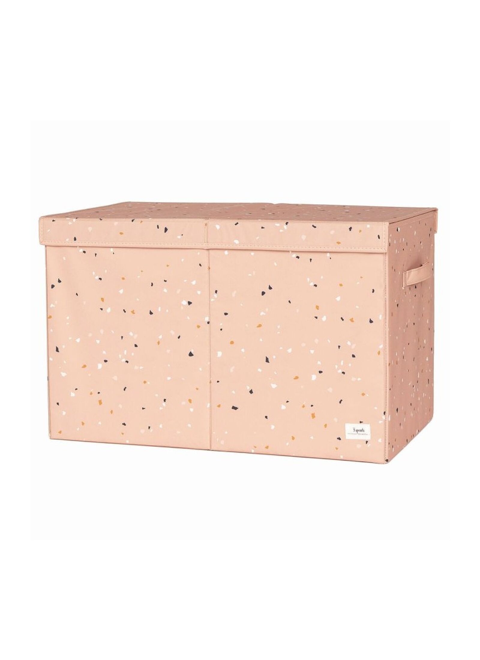 STRORAGE BOX WITH LID TERRAZZO CLAY