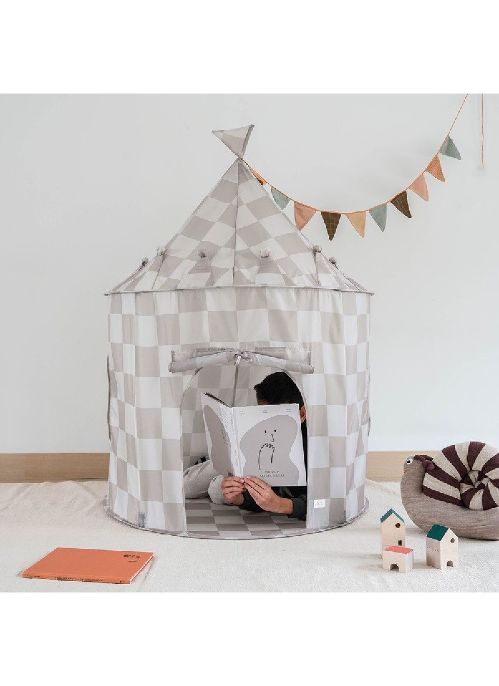 TENT CHECKERBOARD BEIGE