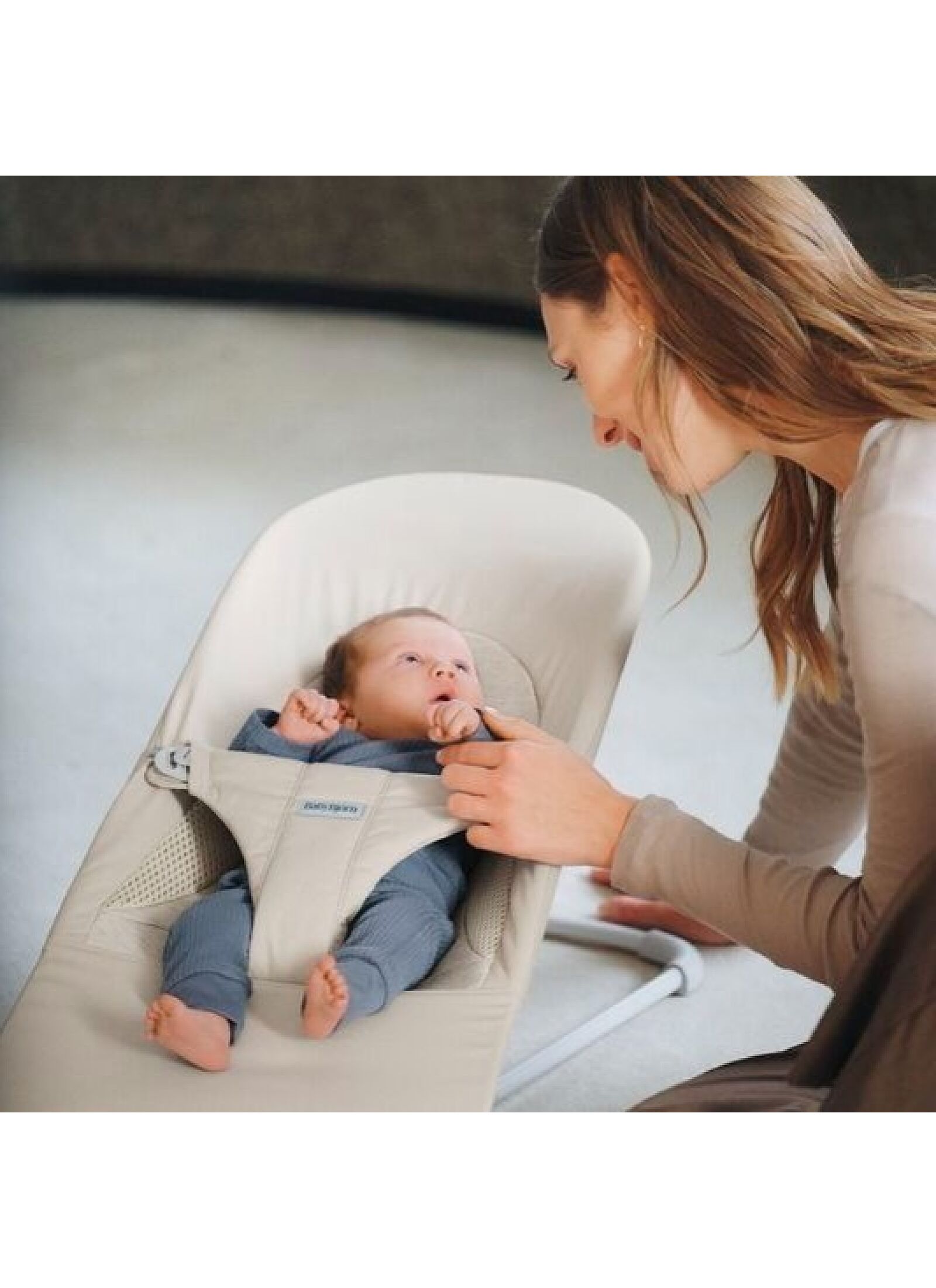 BABY BOUNCER BALANCE SOFT LIGHT/BEIGE
