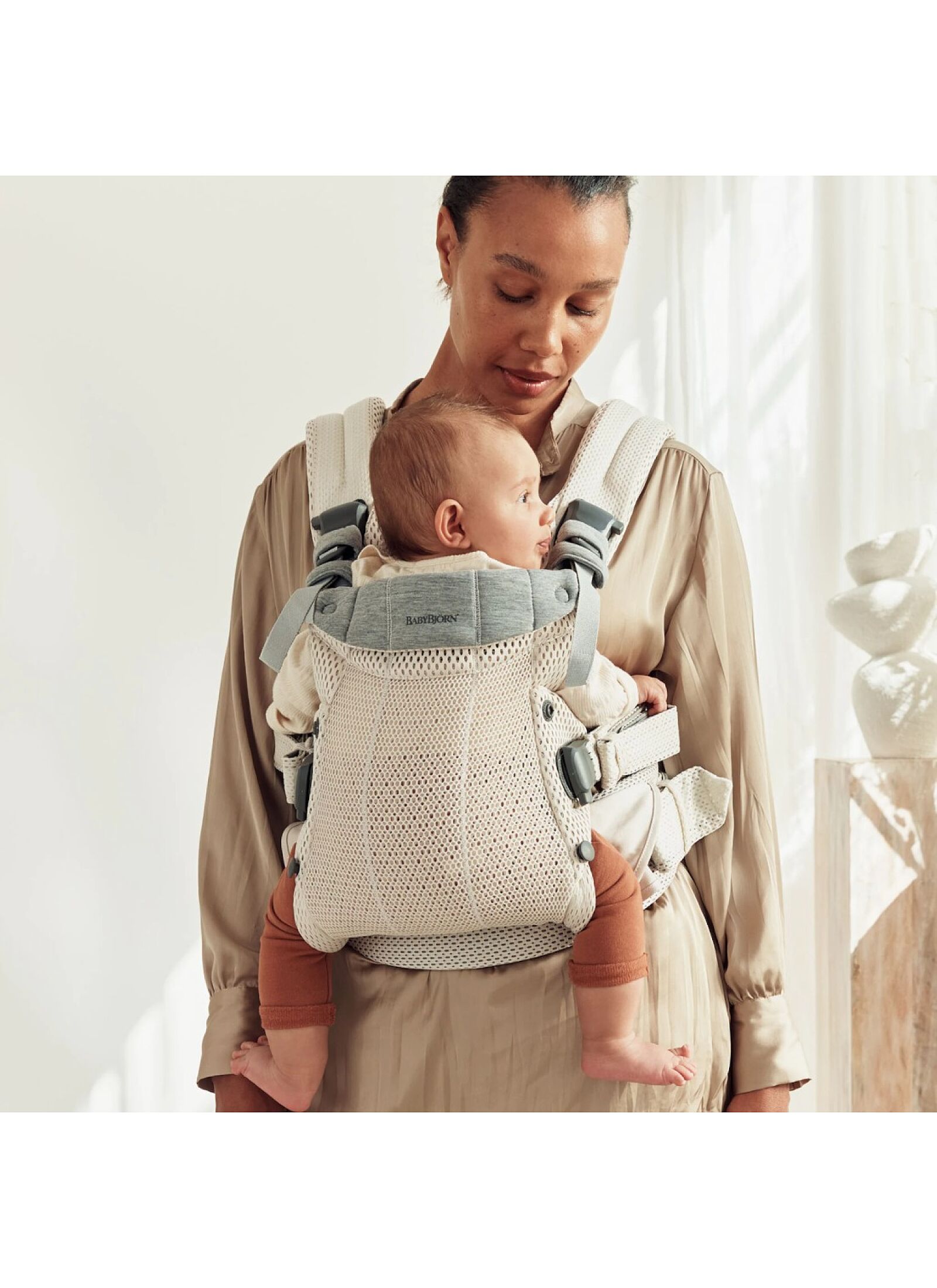 BABY CARRIER HARMONY MESH CREAM