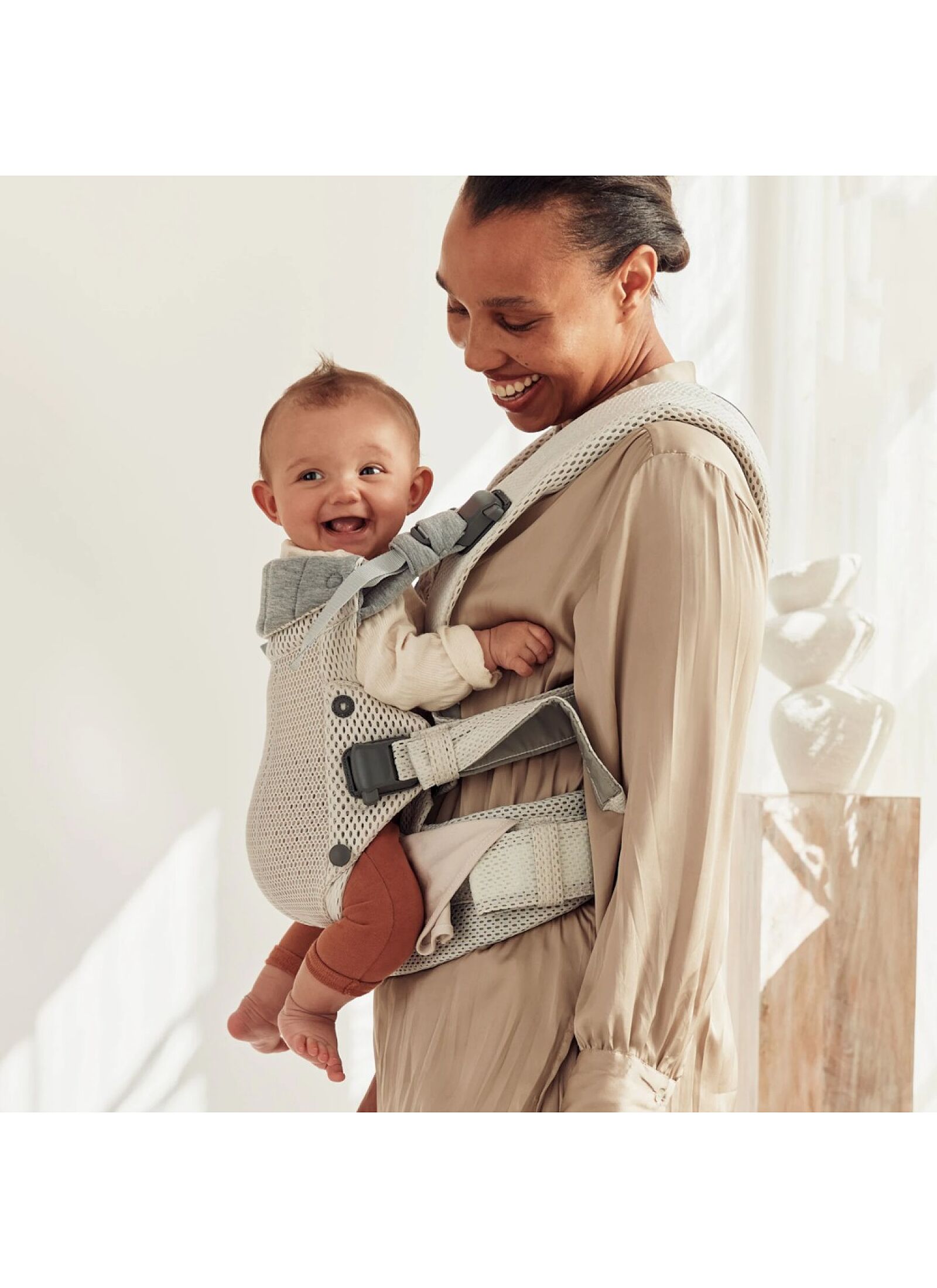 BABY CARRIER HARMONY MESH CREAM