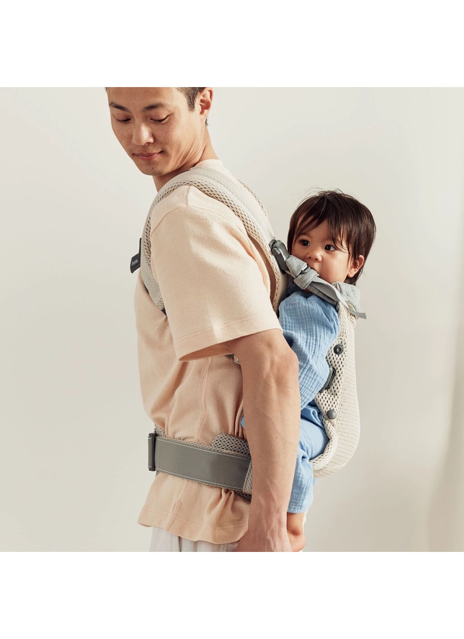 BABY CARRIER HARMONY MESH CREAM
