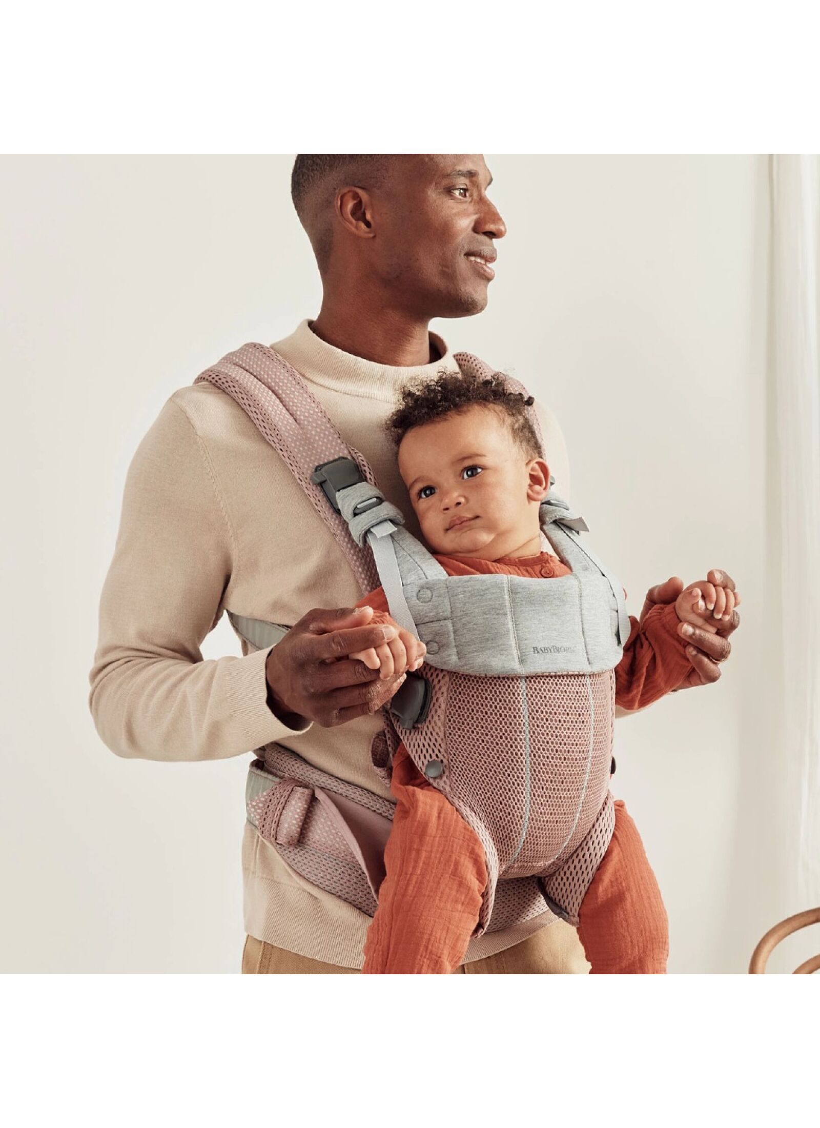 BABY CARRIER HARMONY WOVEN MELANGE BLUE