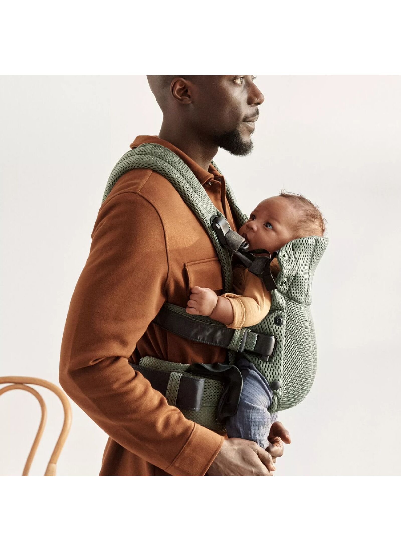 BABY CARRIER HARMONY MESH DARK GREEN