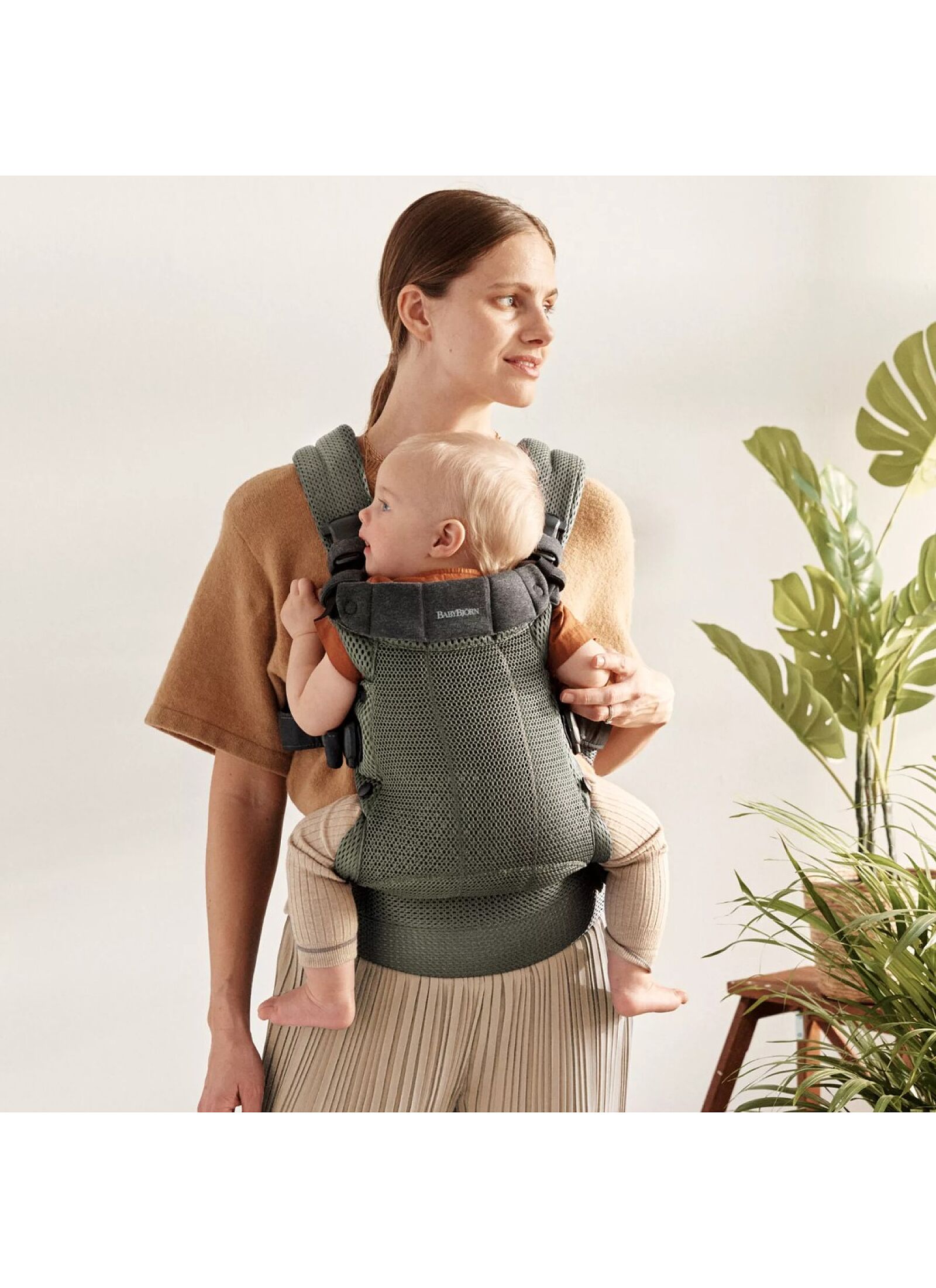BABY CARRIER HARMONY MESH DARK GREEN
