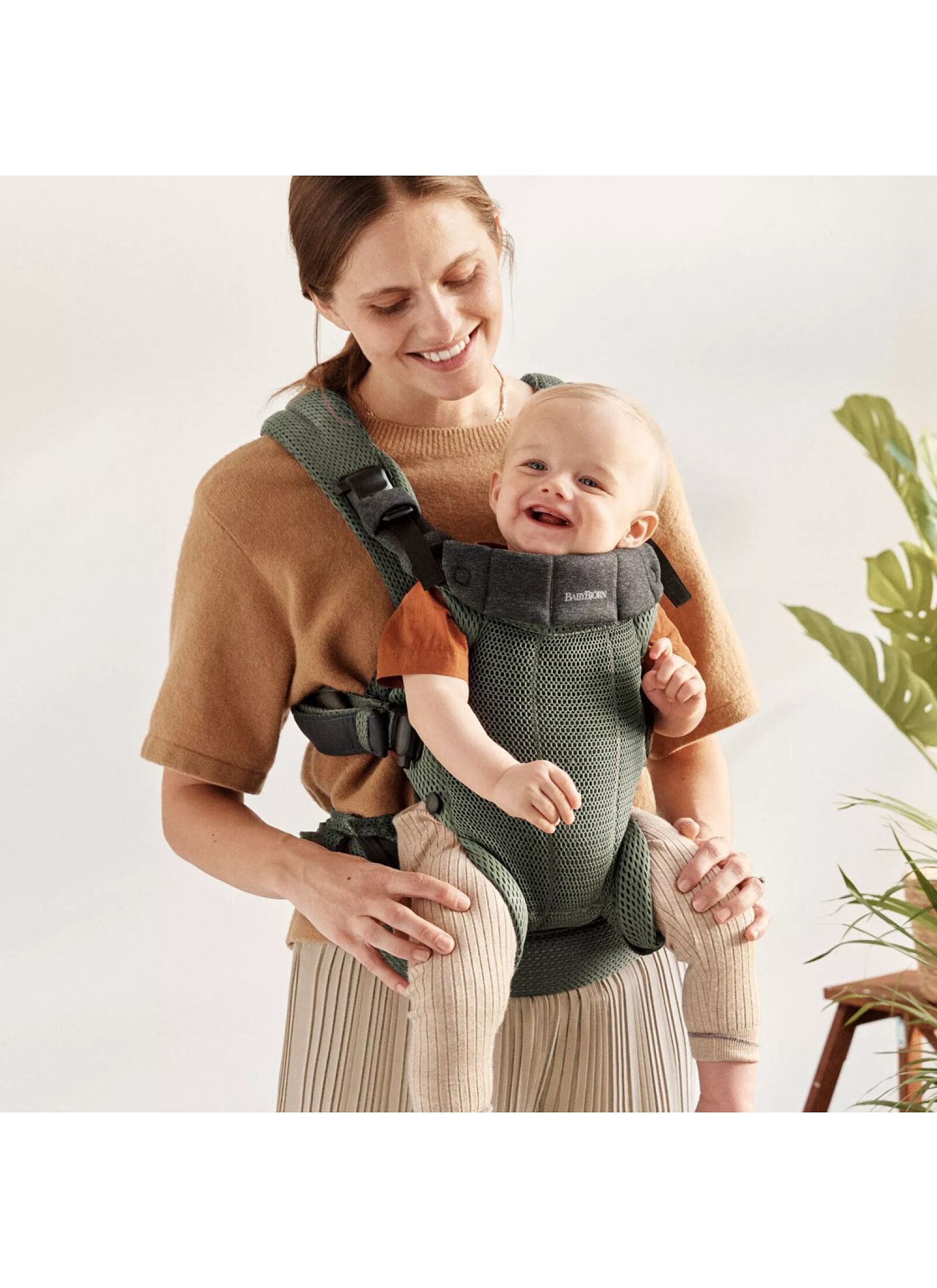 BABY CARRIER HARMONY MESH DARK GREEN