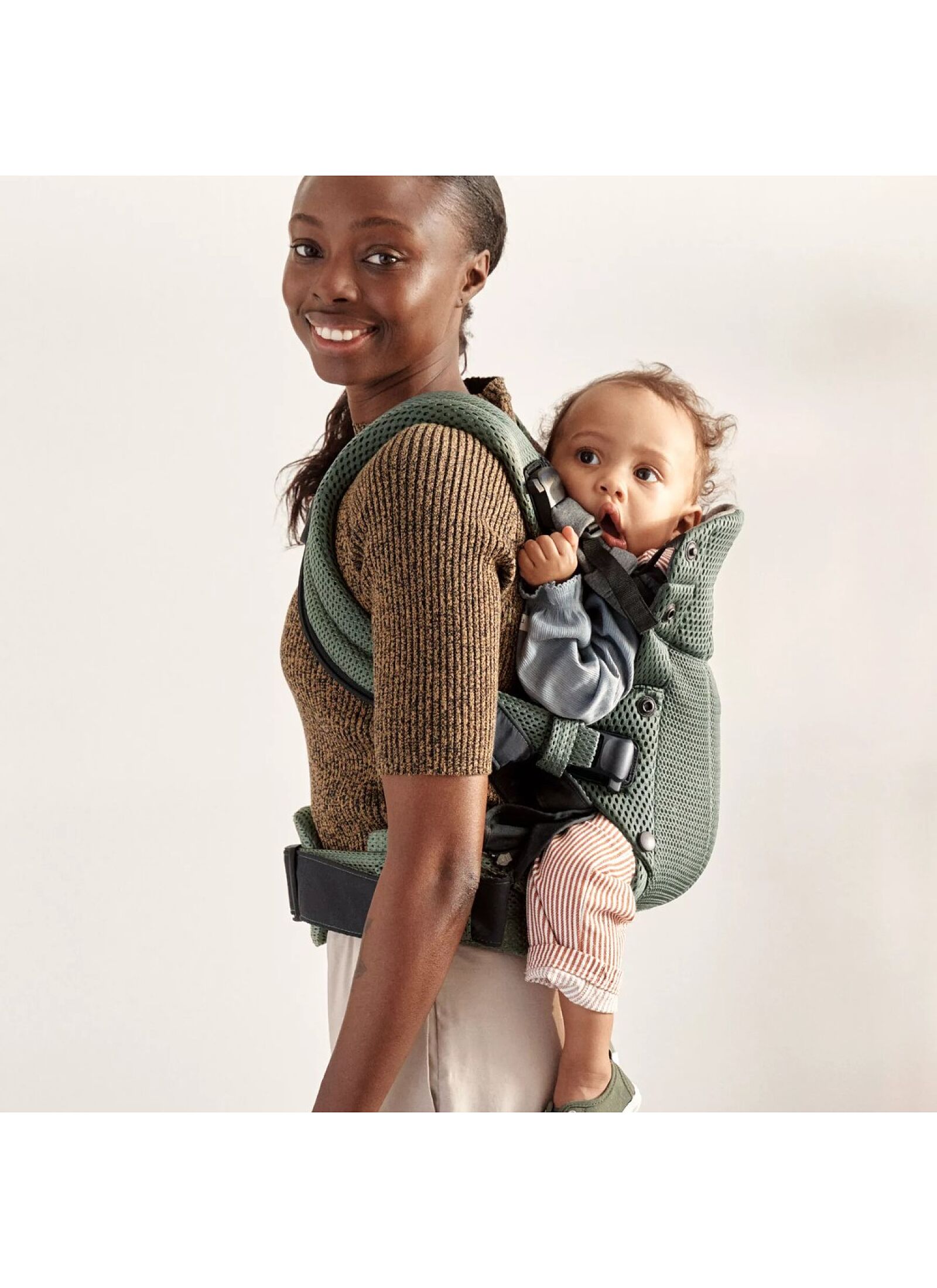 BABY CARRIER HARMONY MESH DARK GREEN