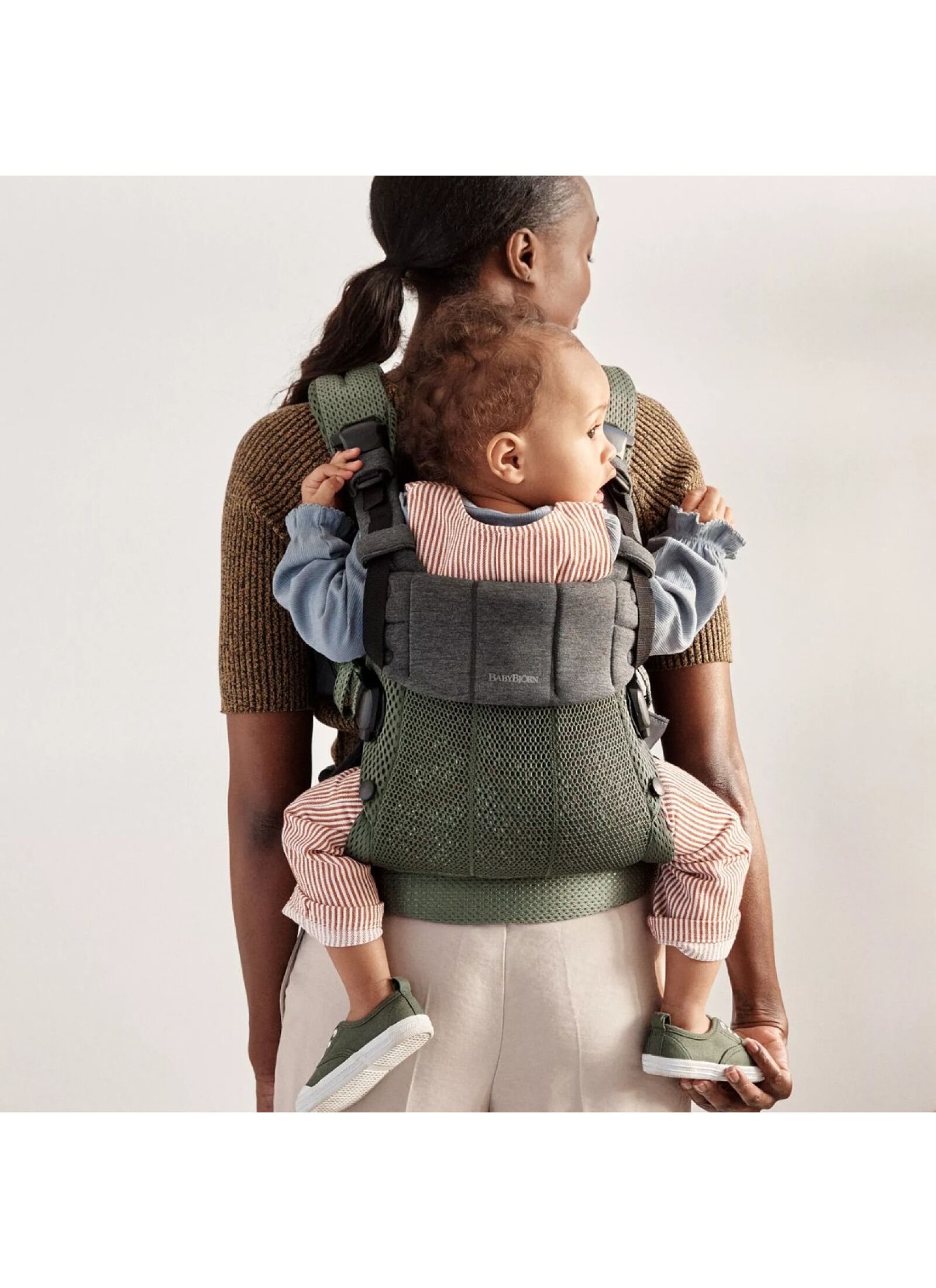 BABY CARRIER HARMONY MESH DARK GREEN