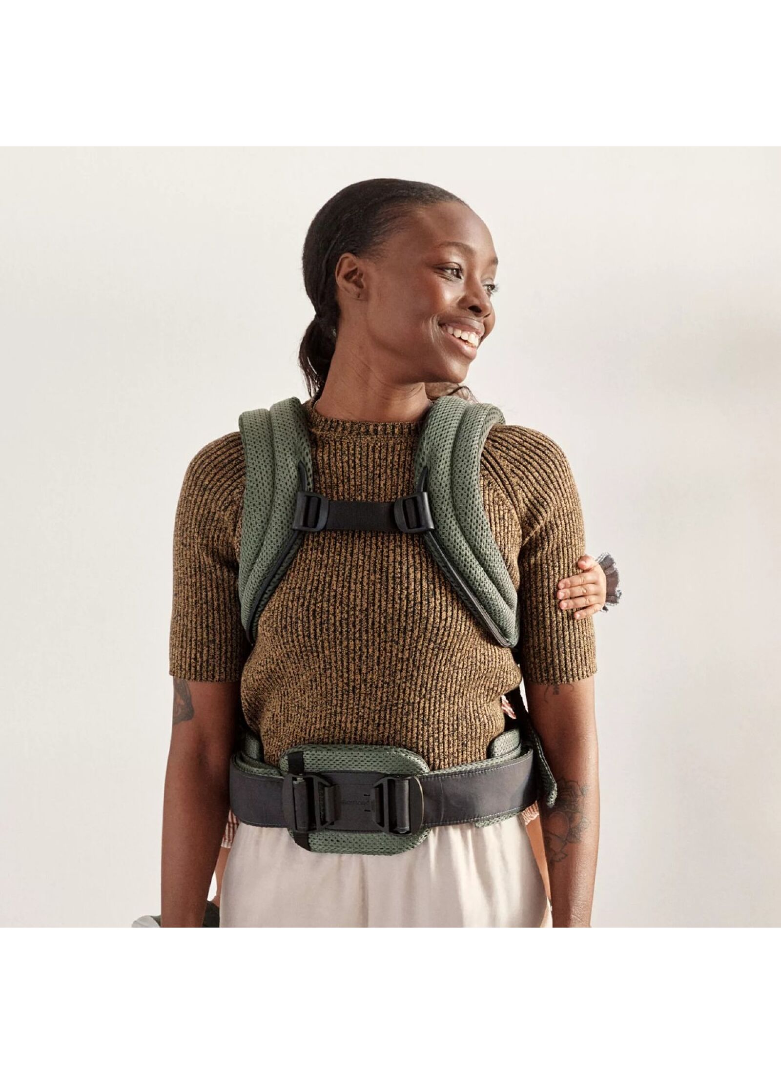 BABY CARRIER HARMONY MESH DARK GREEN