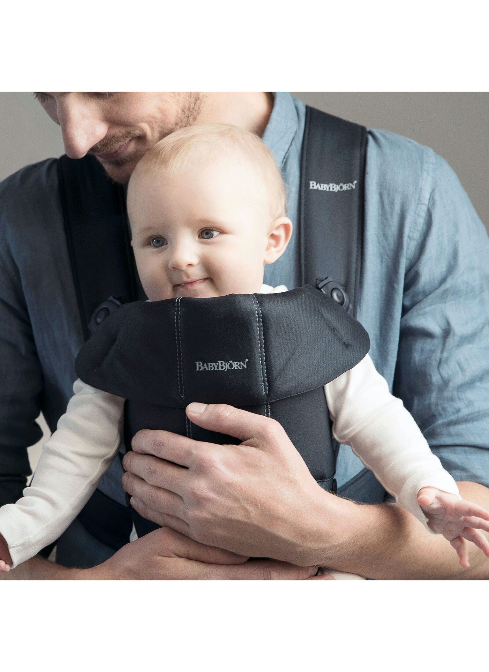 BABY CARRIER MINI WOVEN BLACK