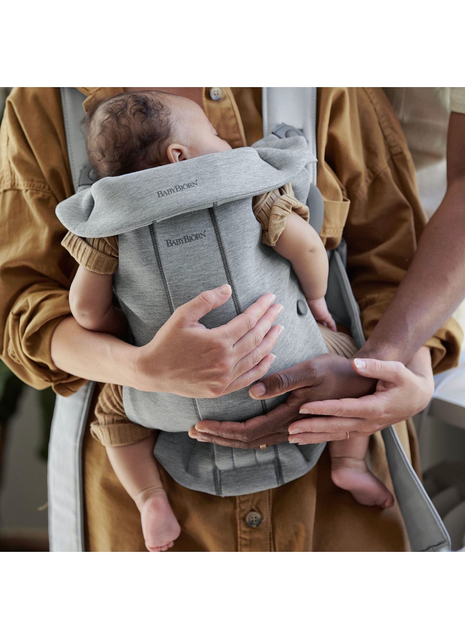BABY CARRIER MINI 3D JERSEY LIGHT GREY