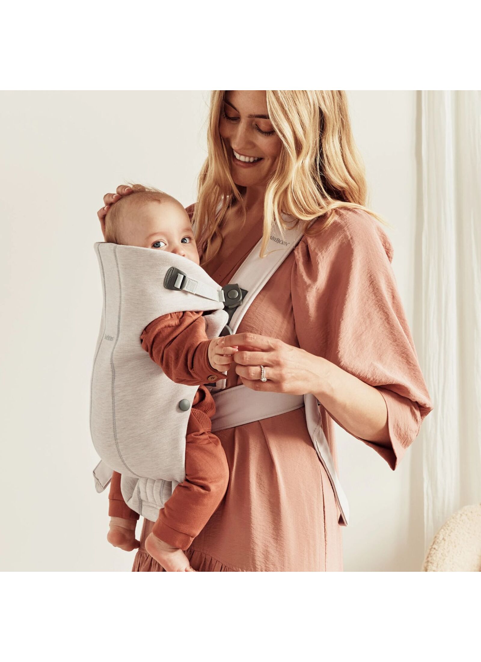 BABY CARRIER MINI 3D JERSEY LIGHT BEIGE