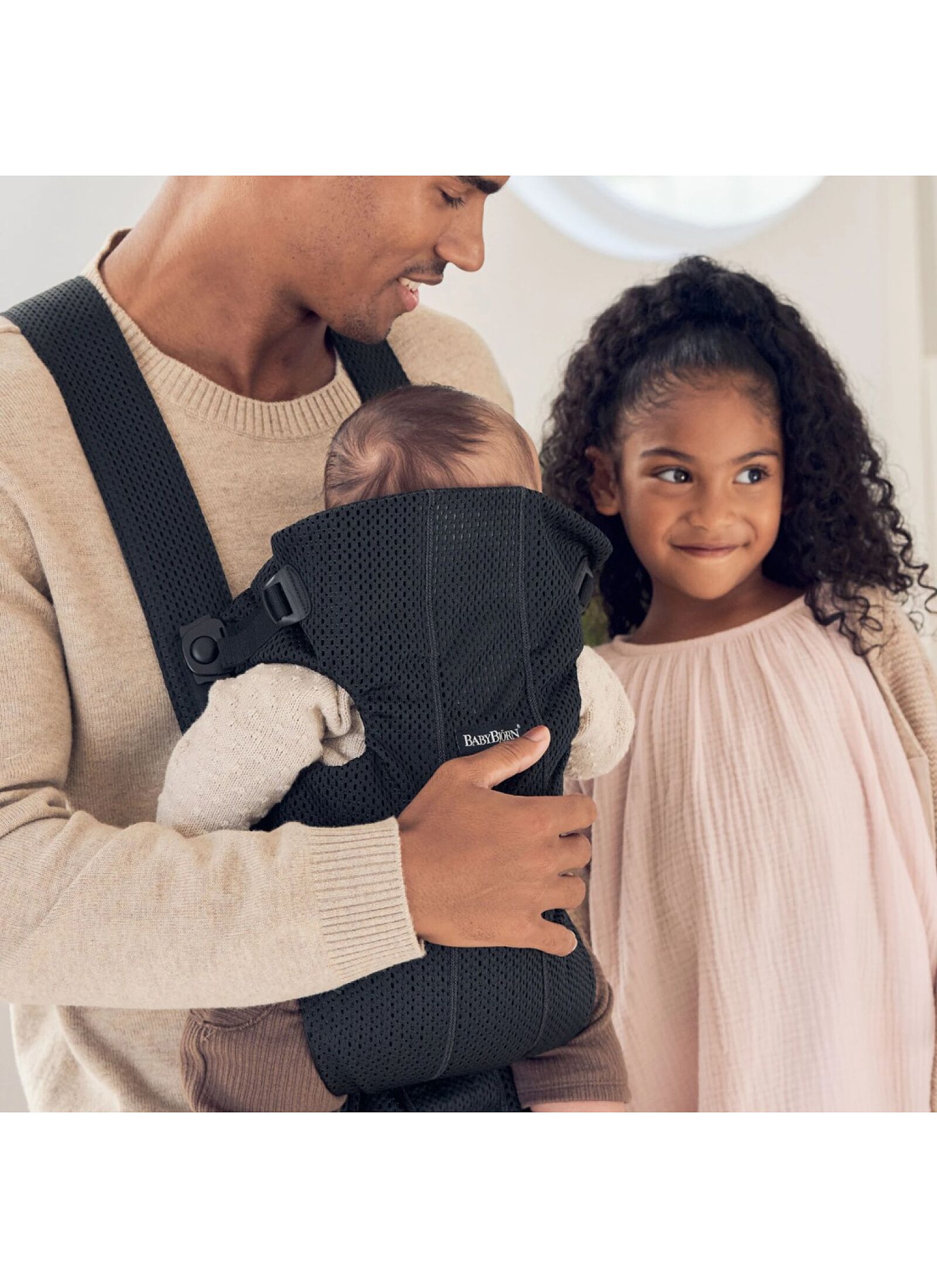 BABY CARRIER MINI 3D MESH BLACK
