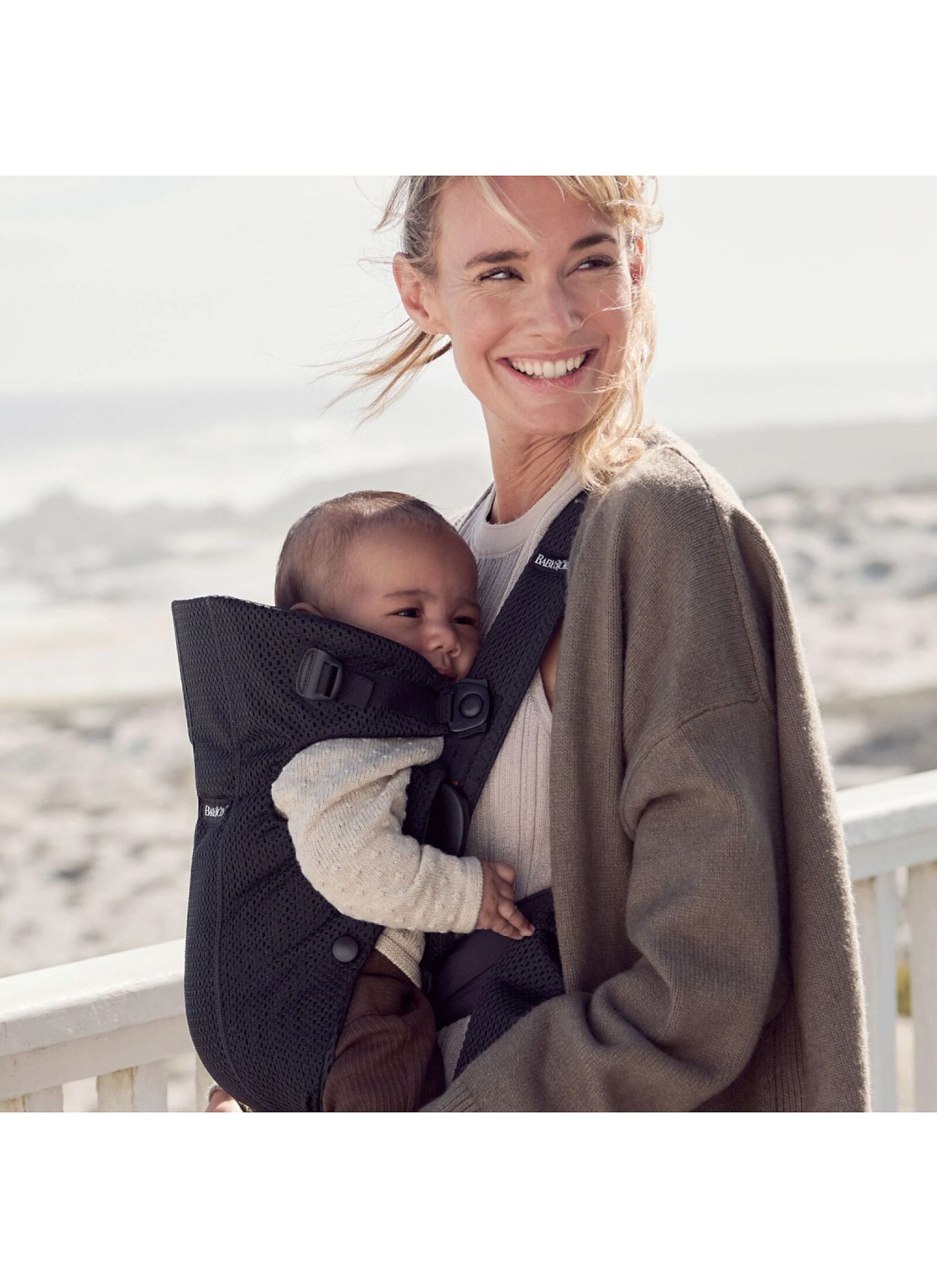 BABY CARRIER MINI 3D MESH BLACK