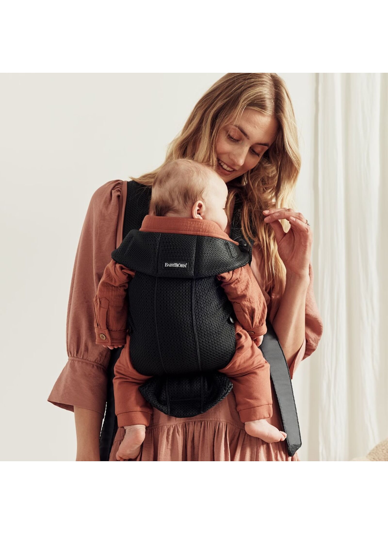 BABY CARRIER MINI 3D MESH BLACK