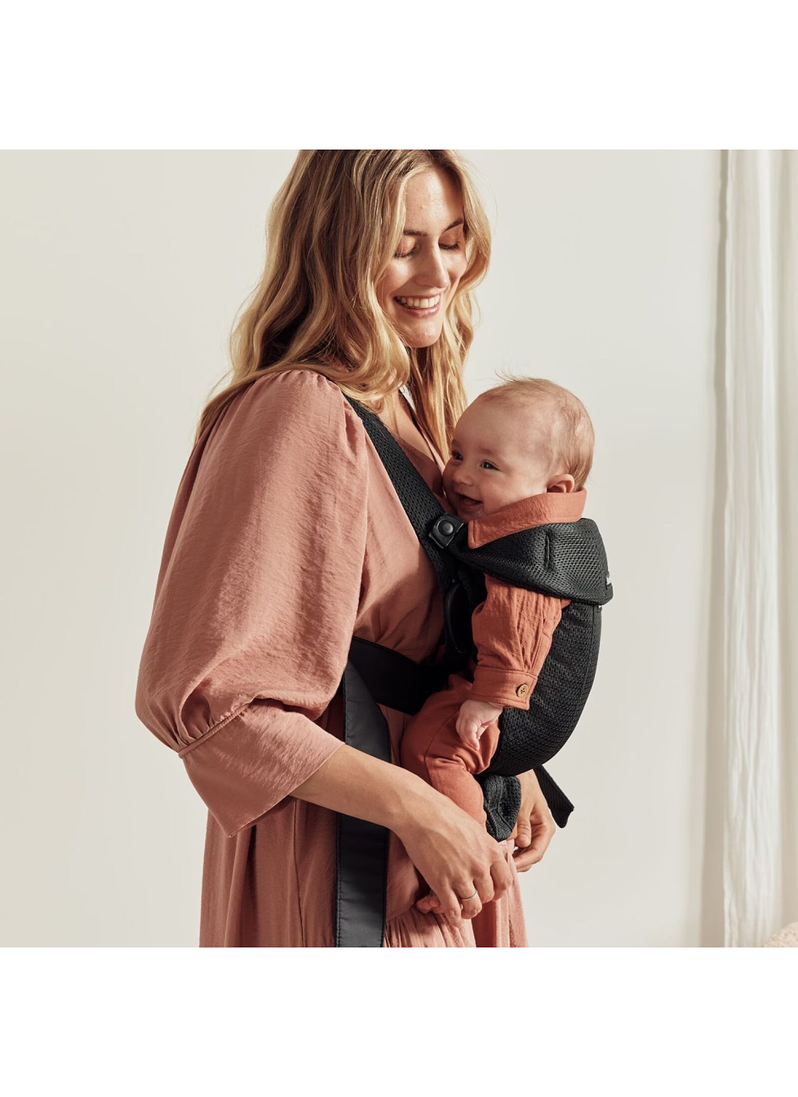 BABY CARRIER MINI 3D MESH BLACK