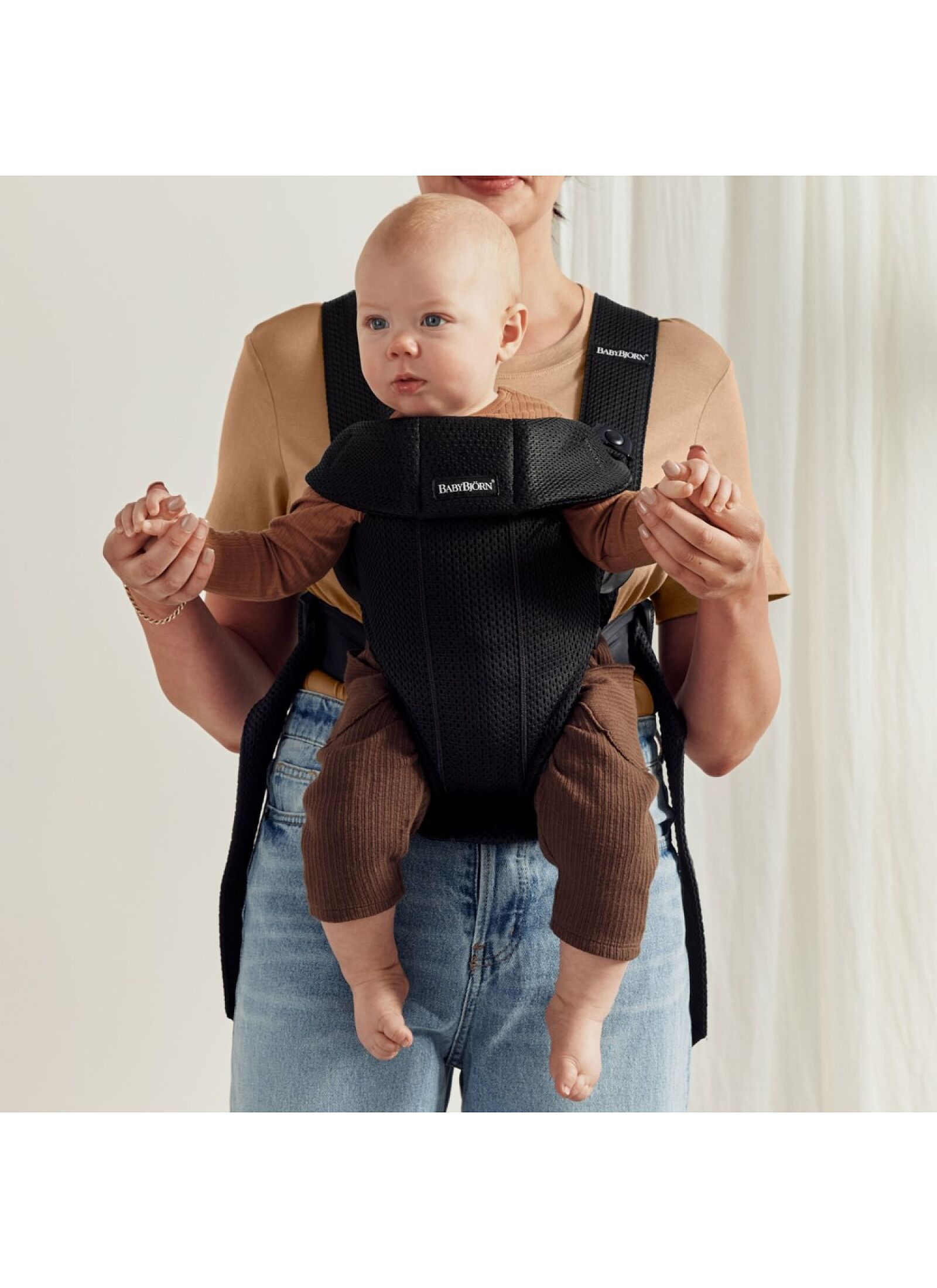 BABY CARRIER MINI 3D MESH BLACK
