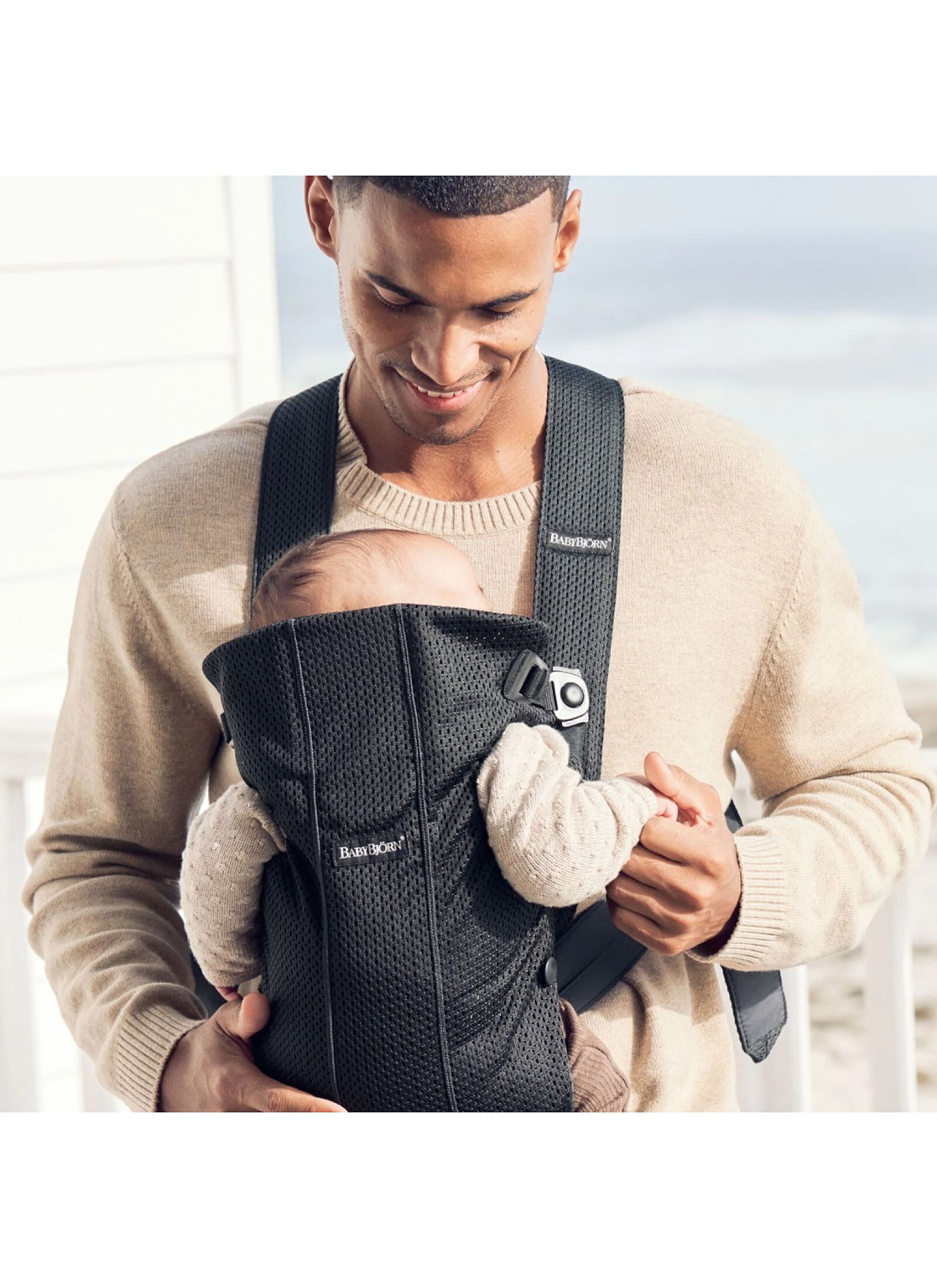 BABY CARRIER MINI 3D MESH BLACK