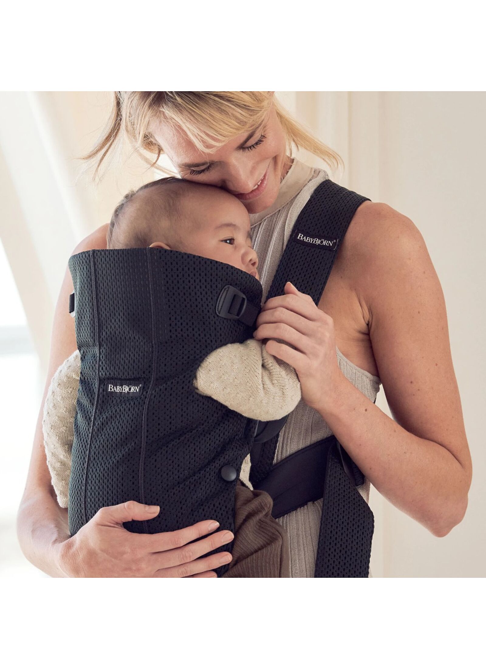 BABY CARRIER MINI 3D MESH BLACK