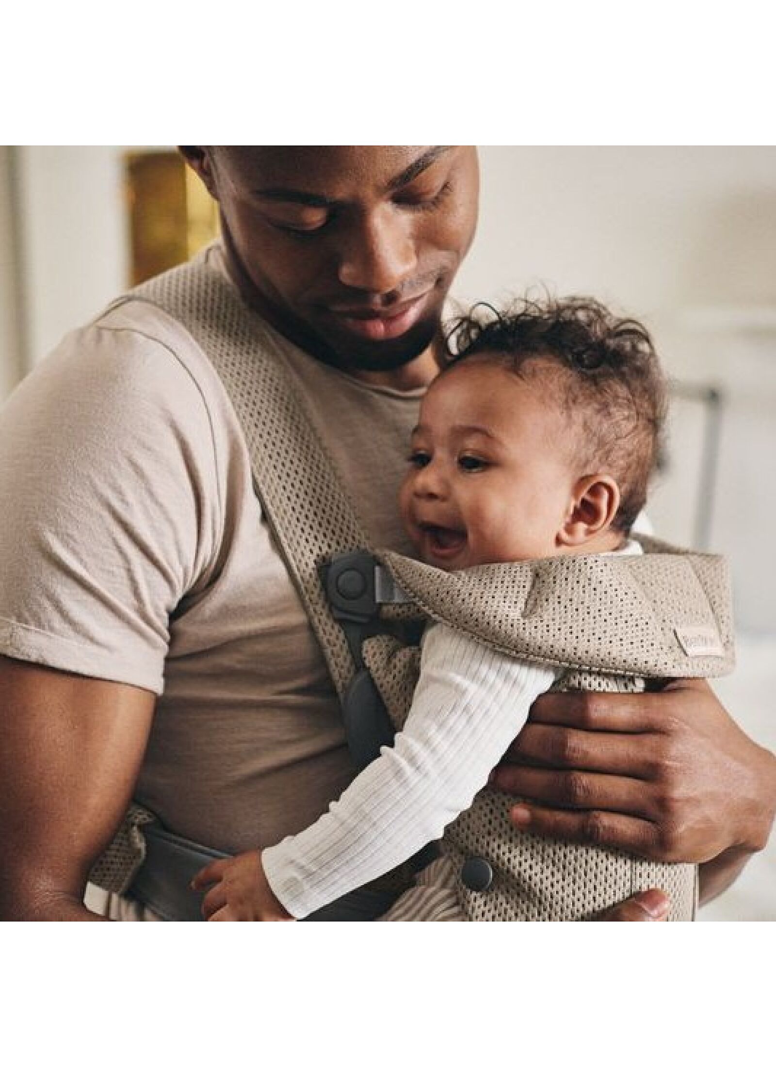 BABY CARRIER MINI 3D MESH CREAM