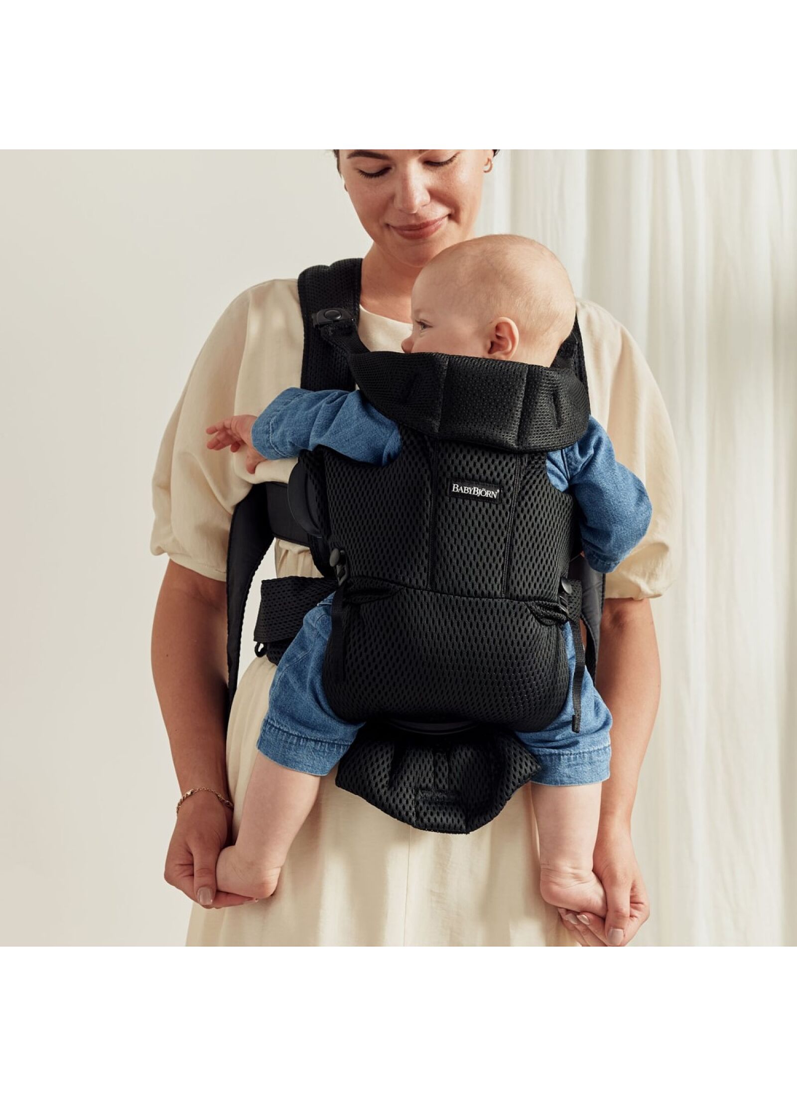 BABY CARRIER MOVE MESH BLACK