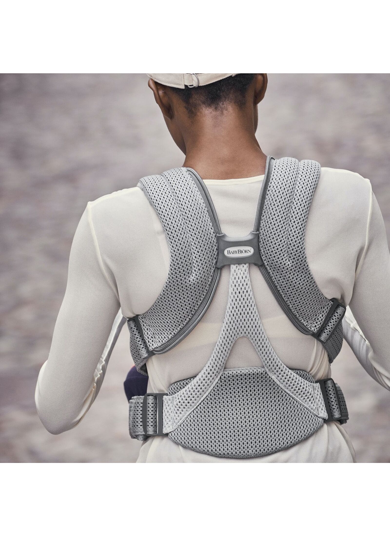 BABY CARRIER MOVE MESH GREY