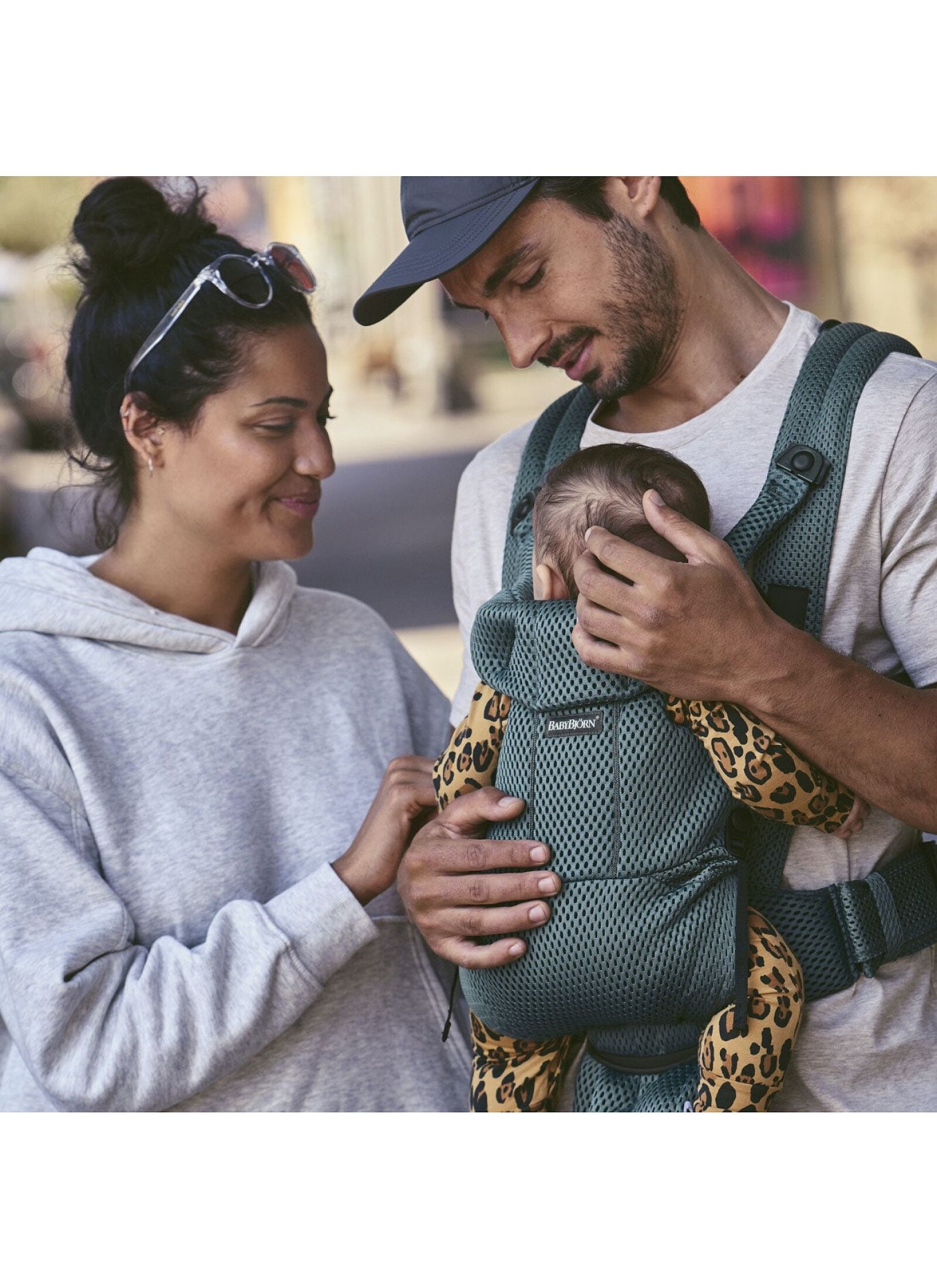 BABY CARRIER MOVE MESH SAGE GREEN