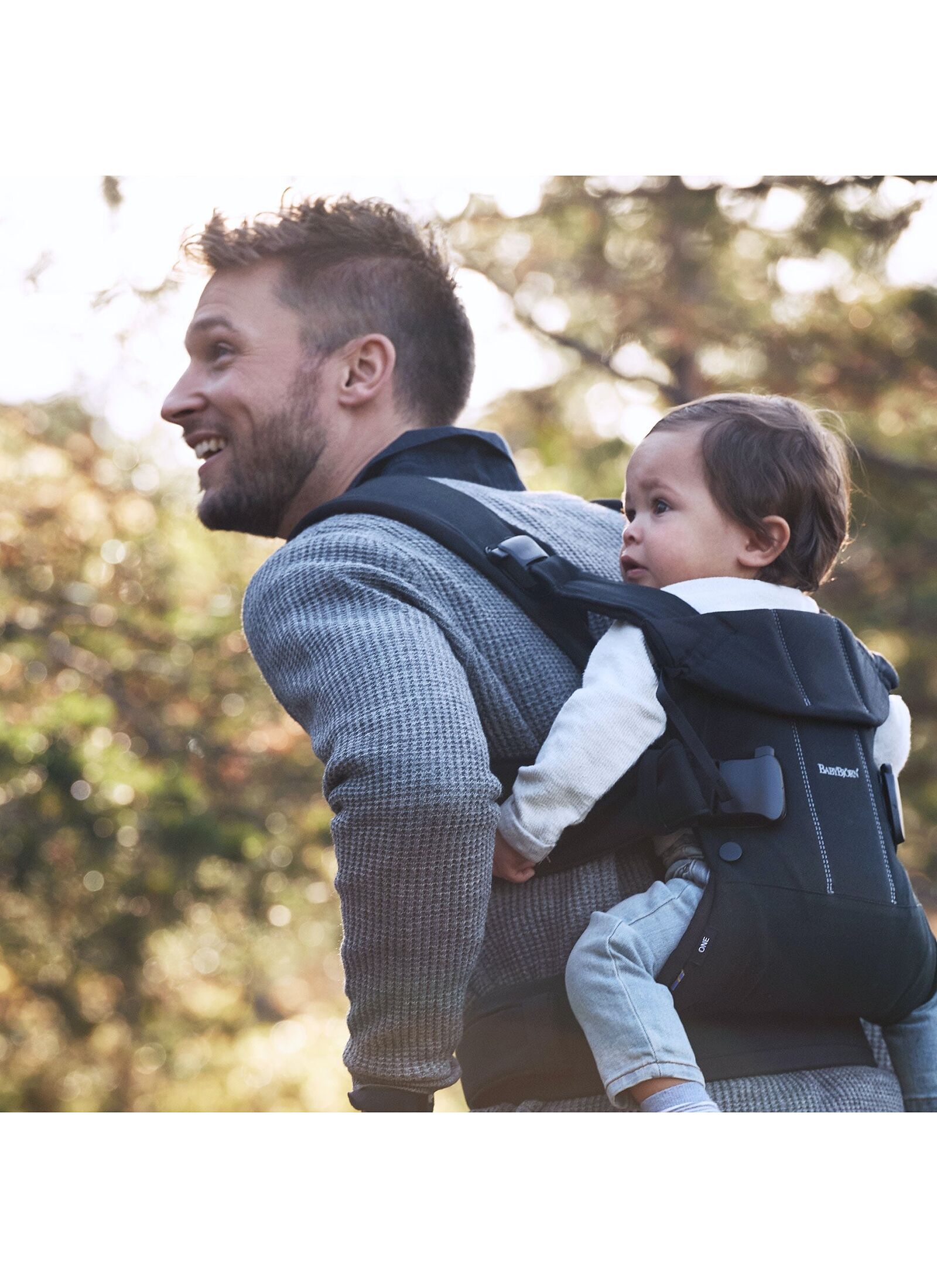 BABY CARRIER ONE WOVEN BLACK