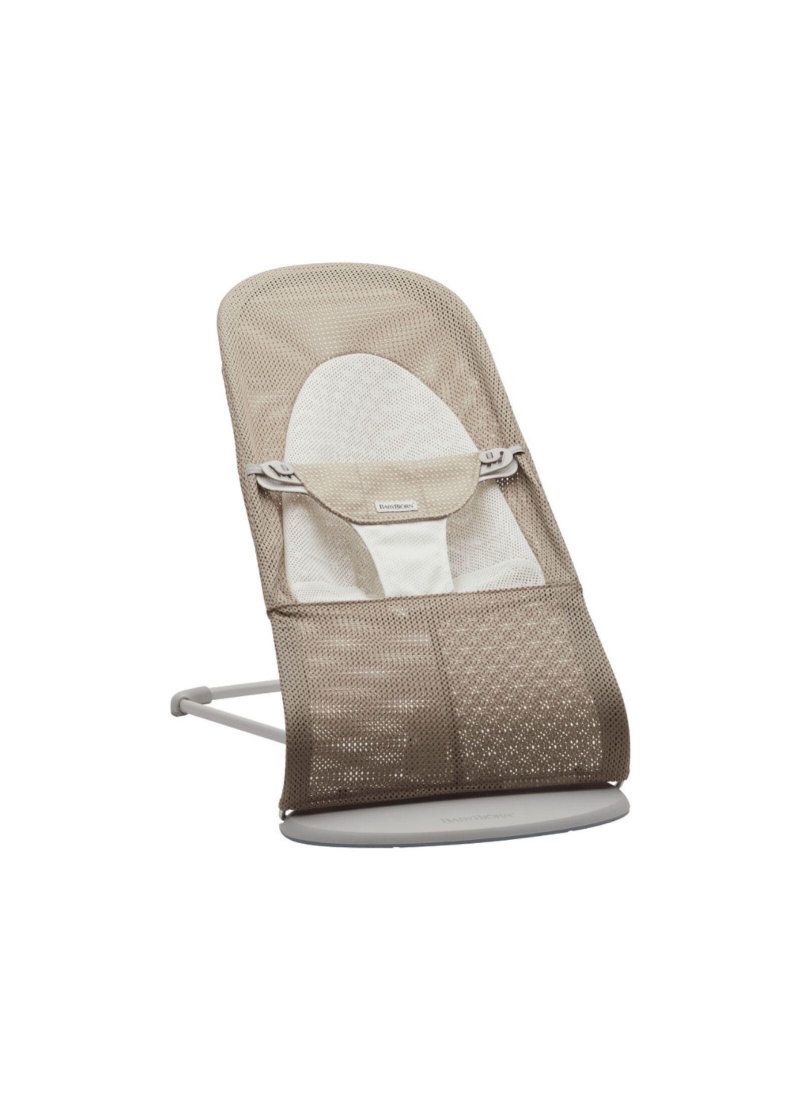 BABY BOUNCER BALANCE SOFT MESH SILVER/WHITE