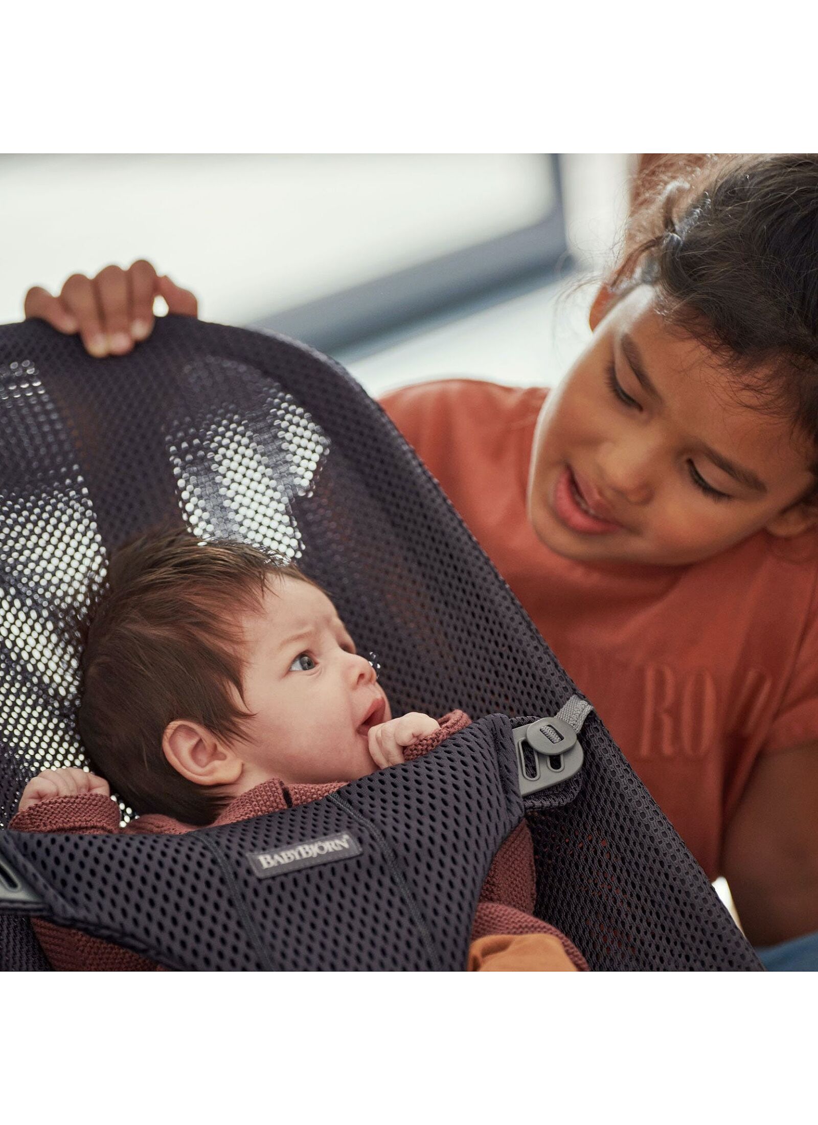 BABY BOUNCER BLISS MESH ANTHRACITE