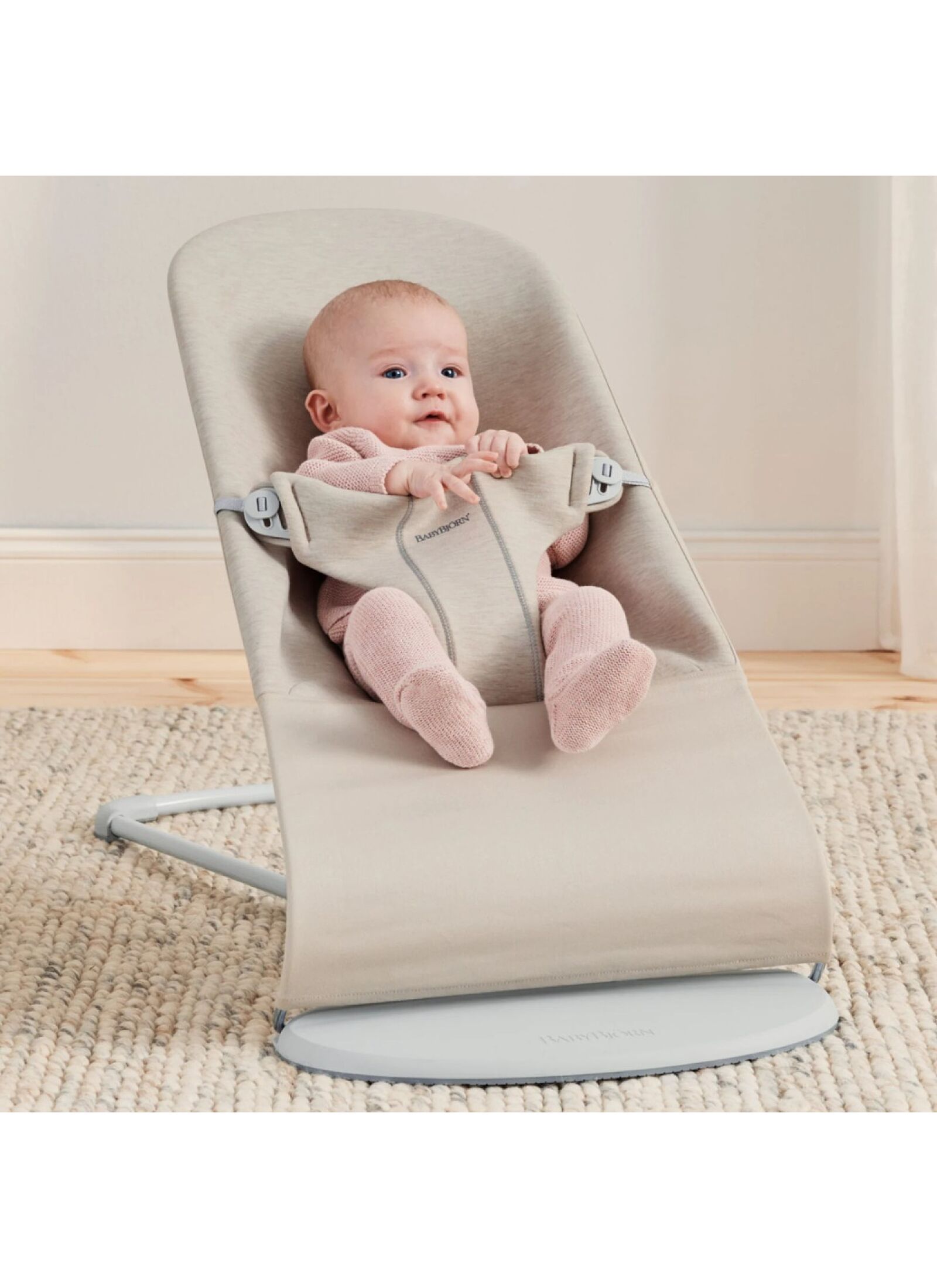 BABY BOUNCER BLISS 3D JERSEY LIGHT BEIGE