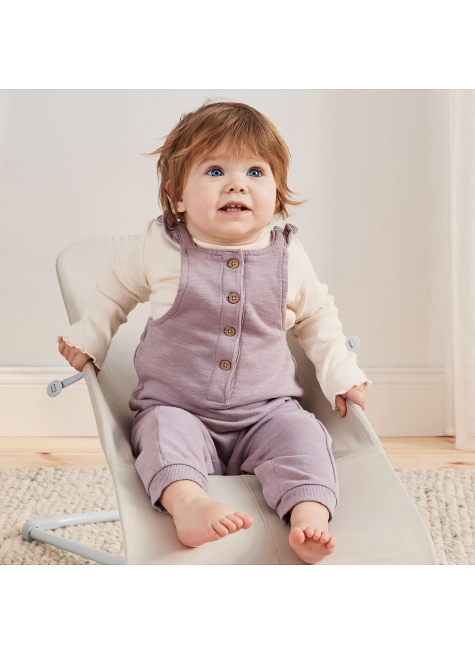 BABY BOUNCER BLISS 3D JERSEY LIGHT BEIGE