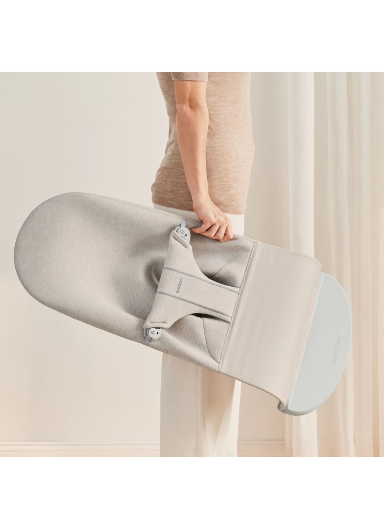 BABY BOUNCER BLISS 3D JERSEY LIGHT BEIGE