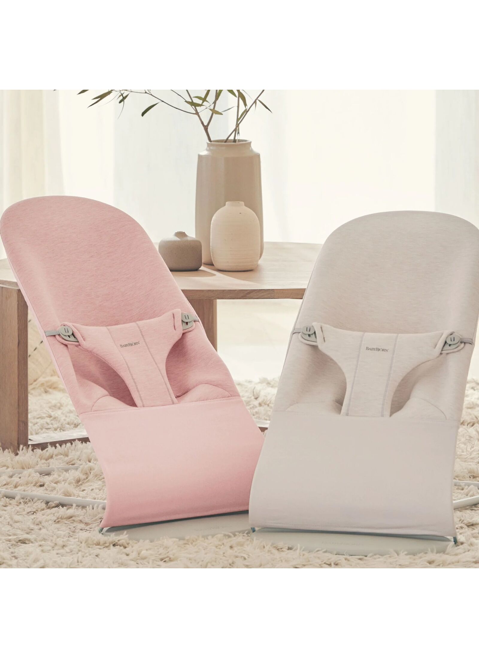 BABY BOUNCER BLISS 3D JERSEY LIGHT BEIGE