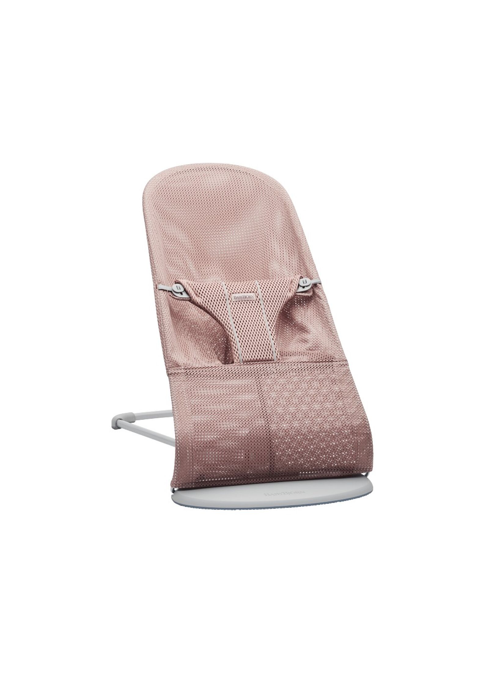 BABY BOUNCER BLISS MESH DUSTY PINK