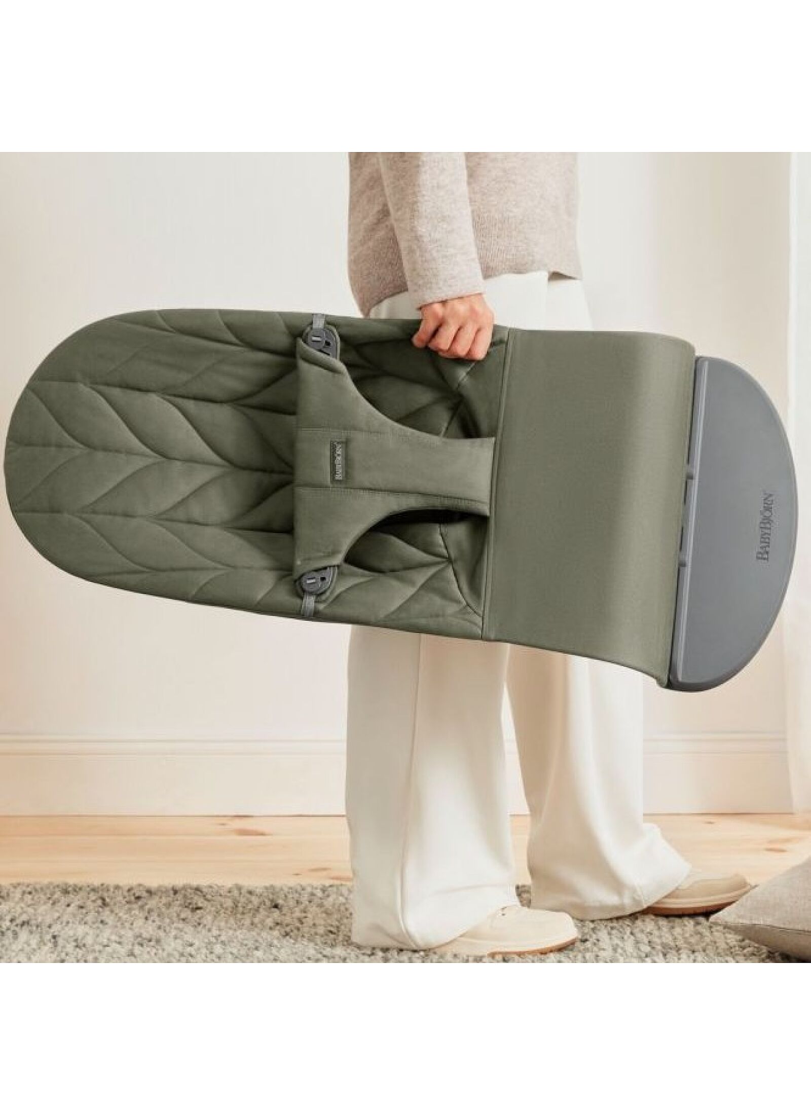 BABY BOUNCER BLISS PETAL DARK GREEN
