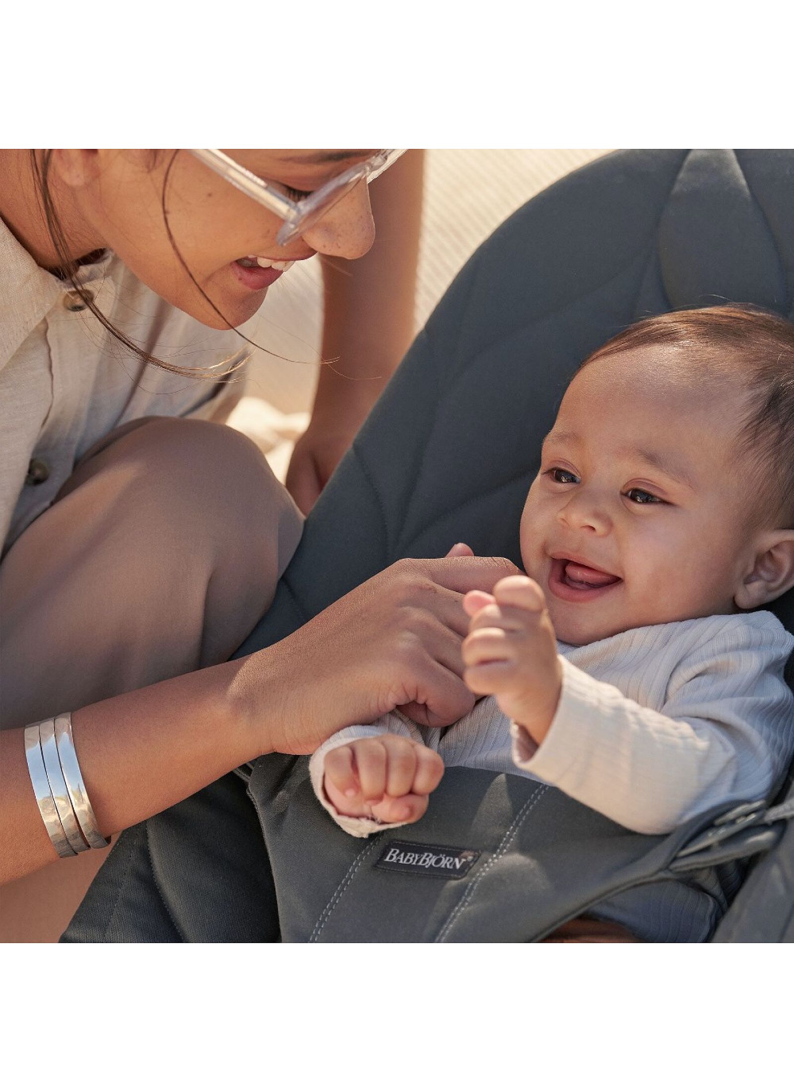 BABY BOUNCER BLISS PETAL ANTHRACITE