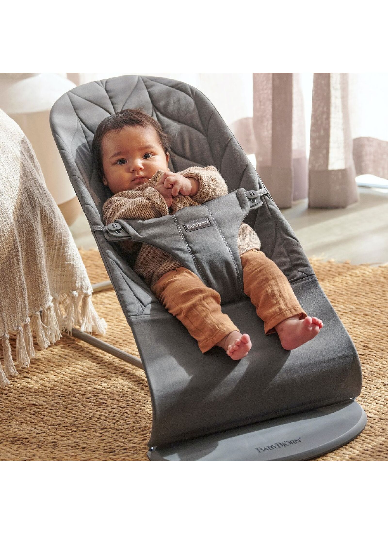 BABY BOUNCER BLISS PETAL ANTHRACITE