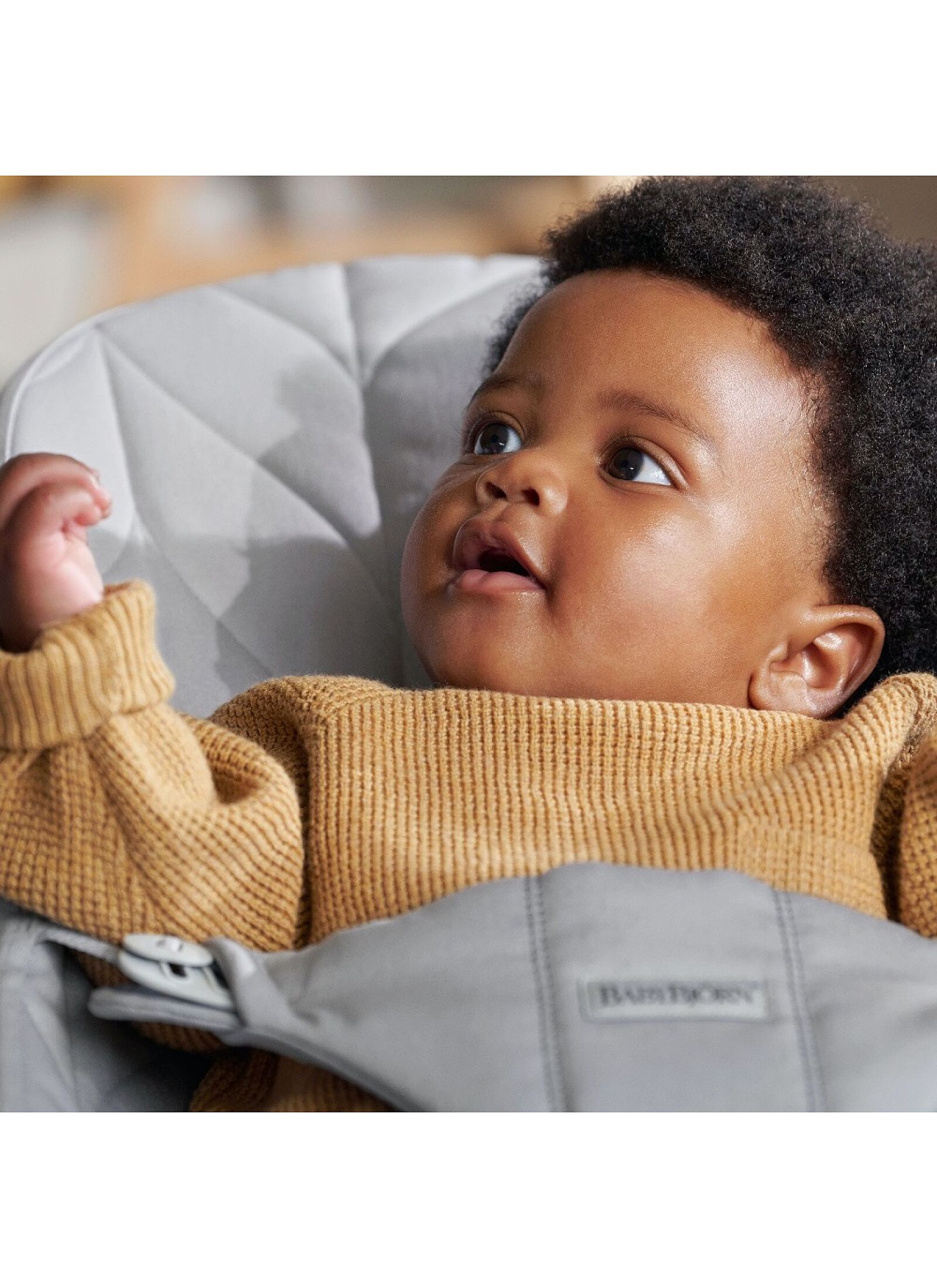 BABY BOUNCER BLISS PETAL LIGHT GREY