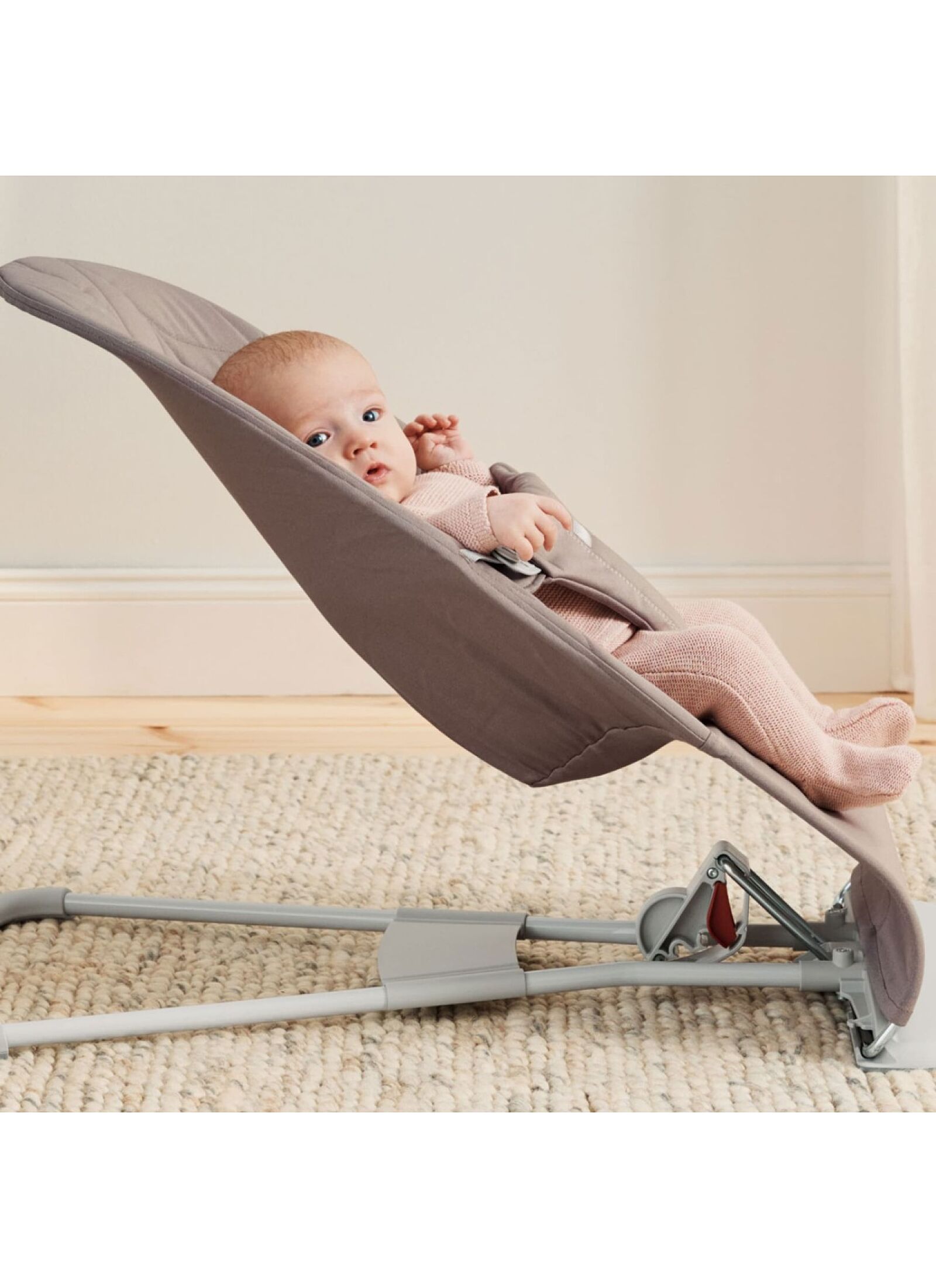 BABY BOUNCER BLISS PETAL SAND GREY