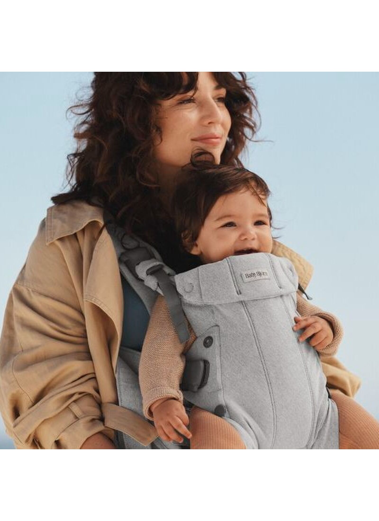 BABY CARRIER HARMONY WOVEN LIGHT GRAY MELANGE
