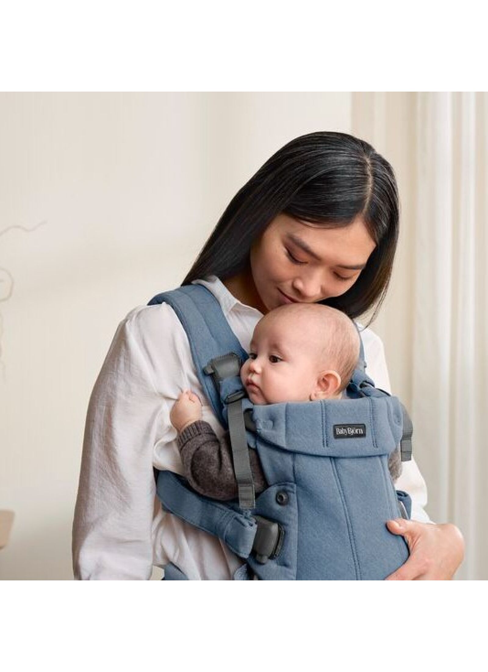 BABY CARRIER HARMONY WOVEN MELANGE BLUE