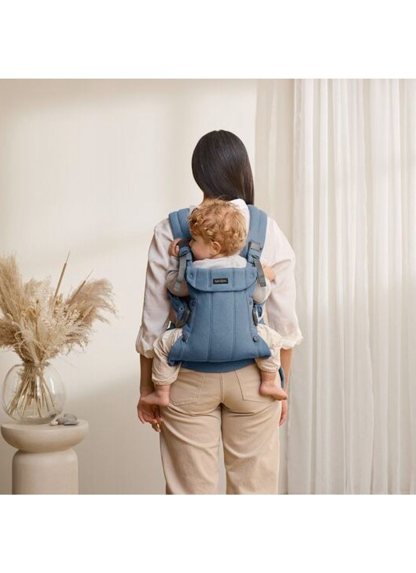 BABY CARRIER HARMONY WOVEN MELANGE BLUE