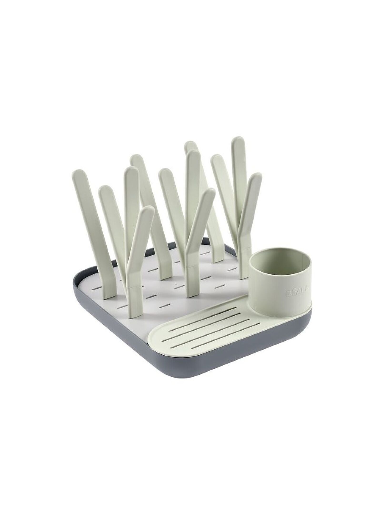 BOTTLE DRAIN RACK AND ACCESSORIES MISTY MINERAL