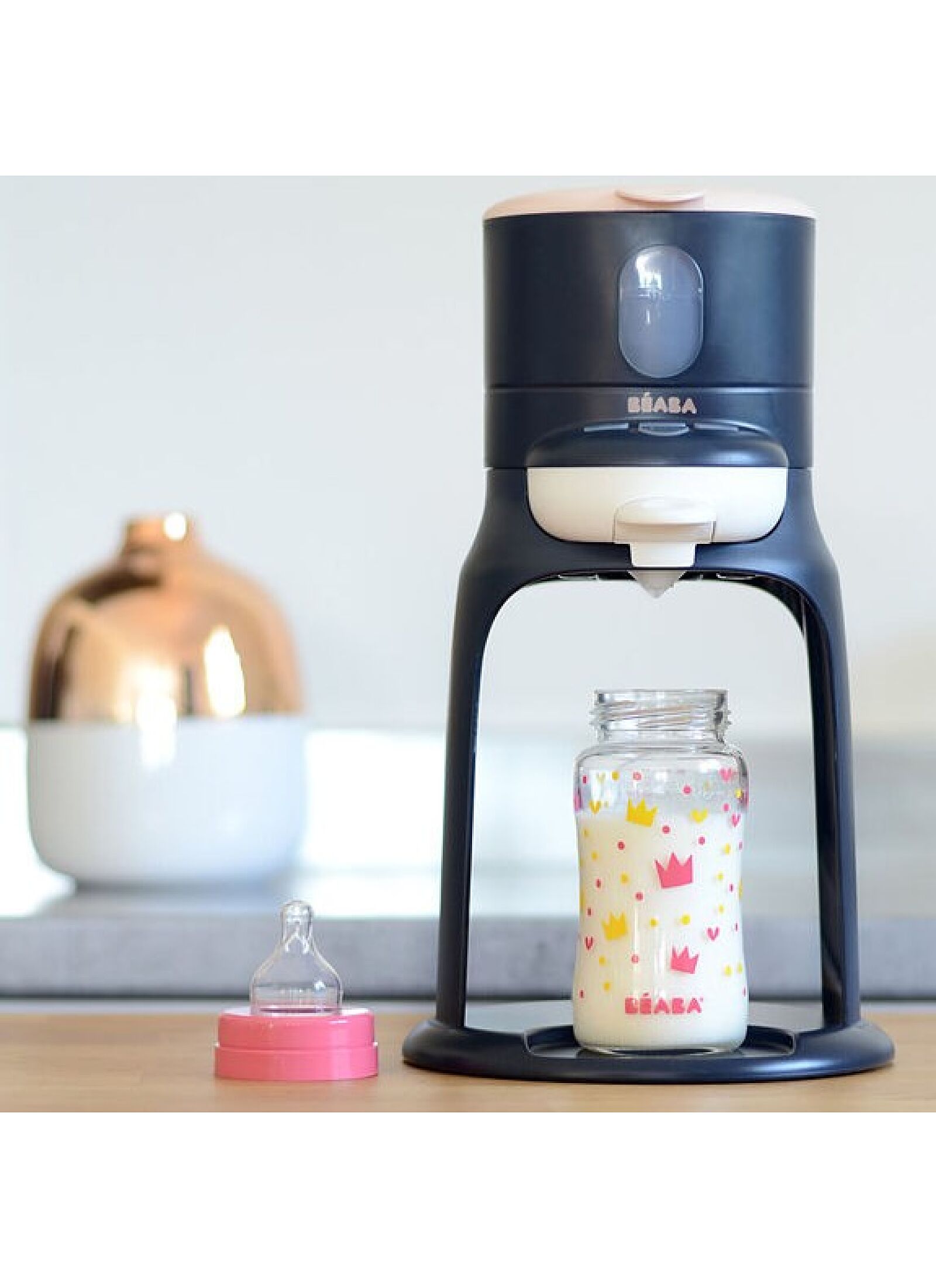 BIB EXPRESSO MILK PREPARATION DEVICE NIGHT BLUE