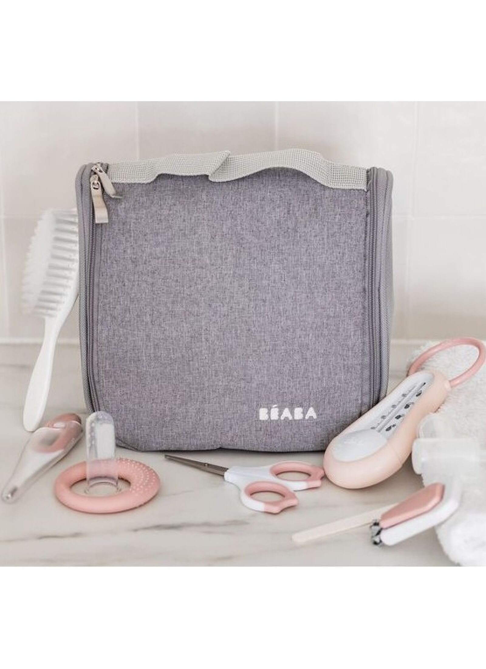 BABY CARE BAG (9PCS) OLD PINK