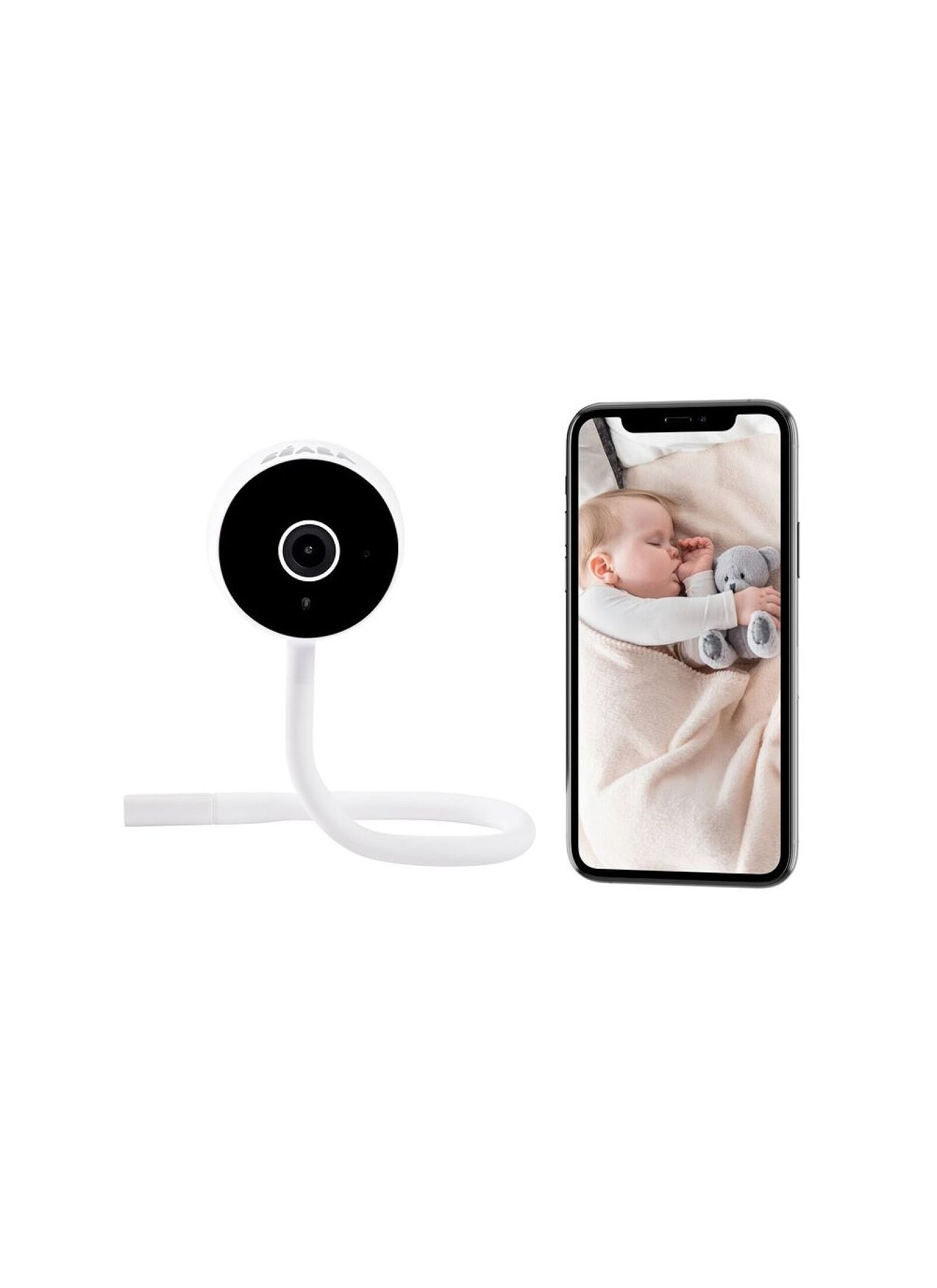 ZEN CONNECT BABY INTERCOM WITH CAMERA WHITE