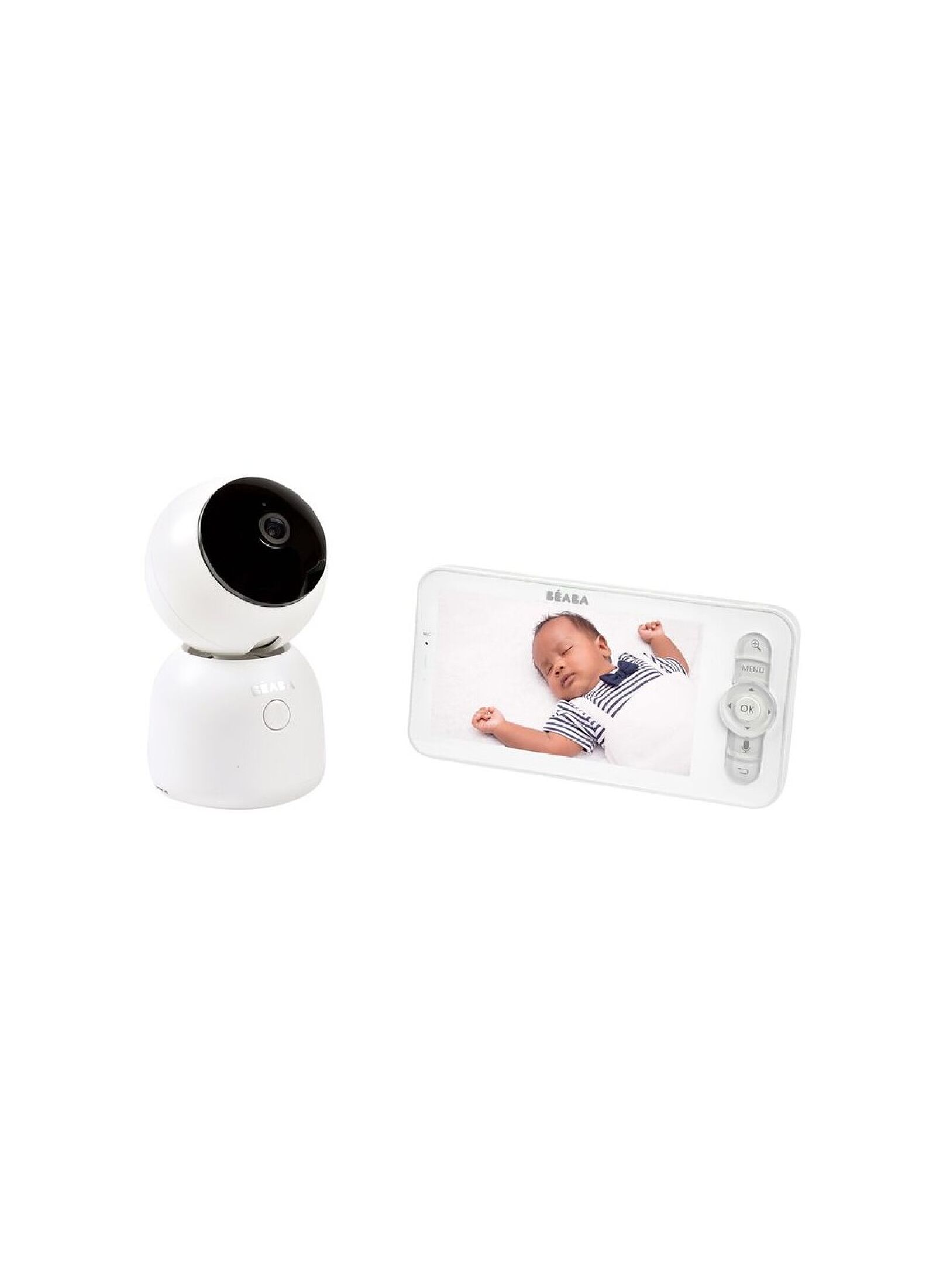 ZEN PREMIUM BABY INTERCOM WITH 360° CAMERA &AMP; SCREEN WHITE