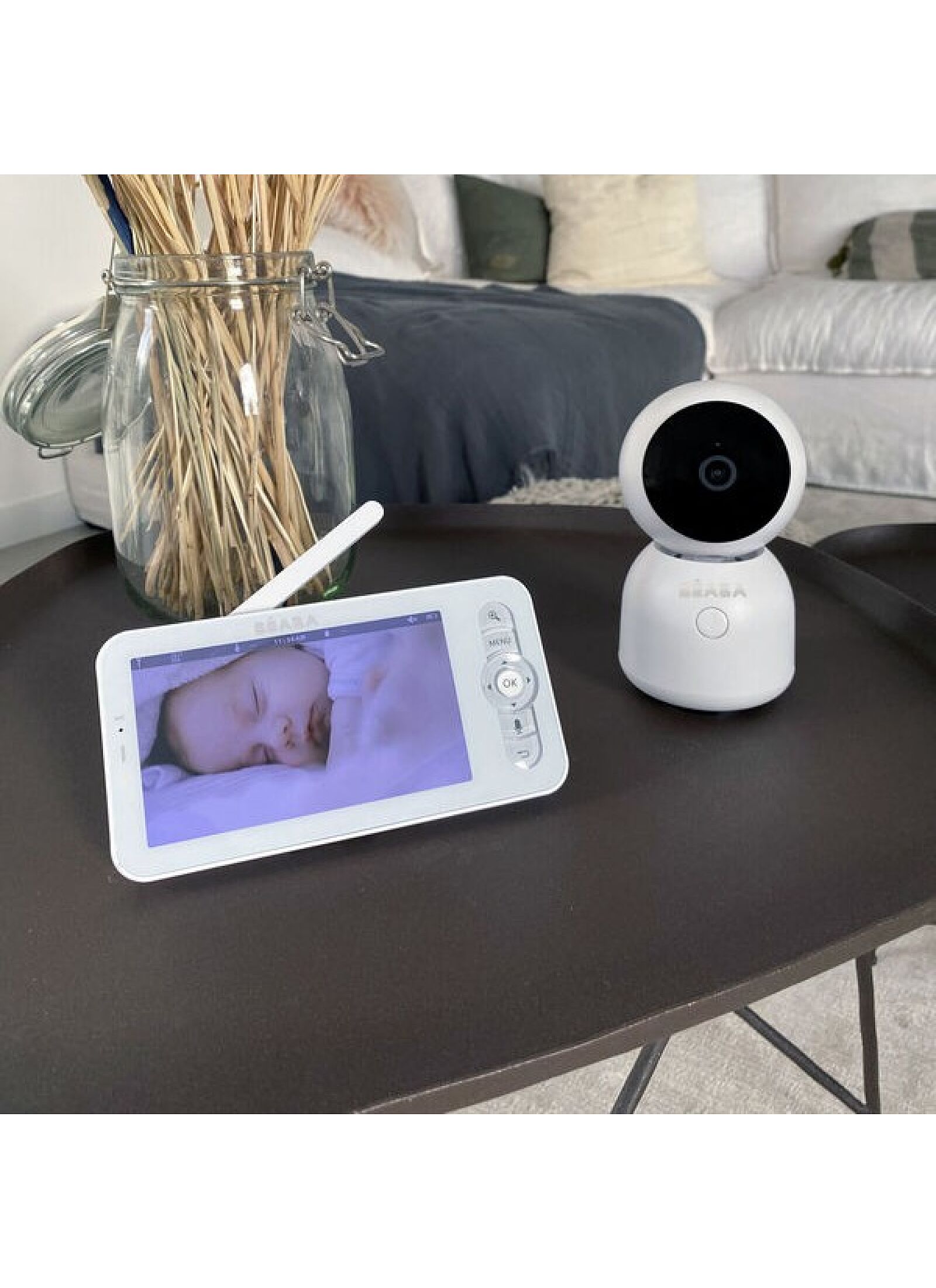 ZEN PREMIUM BABY INTERCOM WITH 360° CAMERA &AMP; SCREEN WHITE