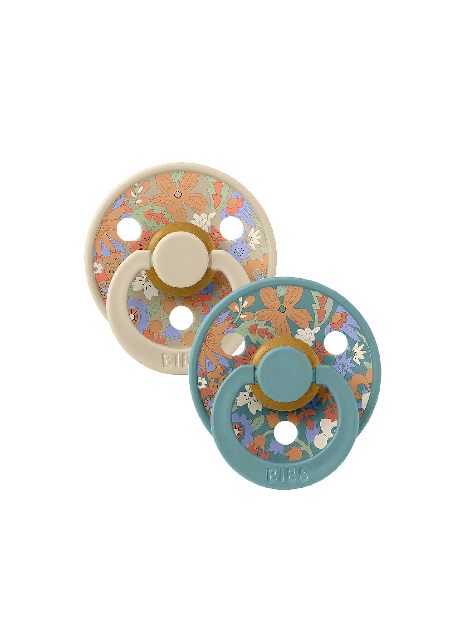 PACIFIER 2PCS X LIBERTY JUNE BLOSSOM VANILLA HUSH MIX LATEX 